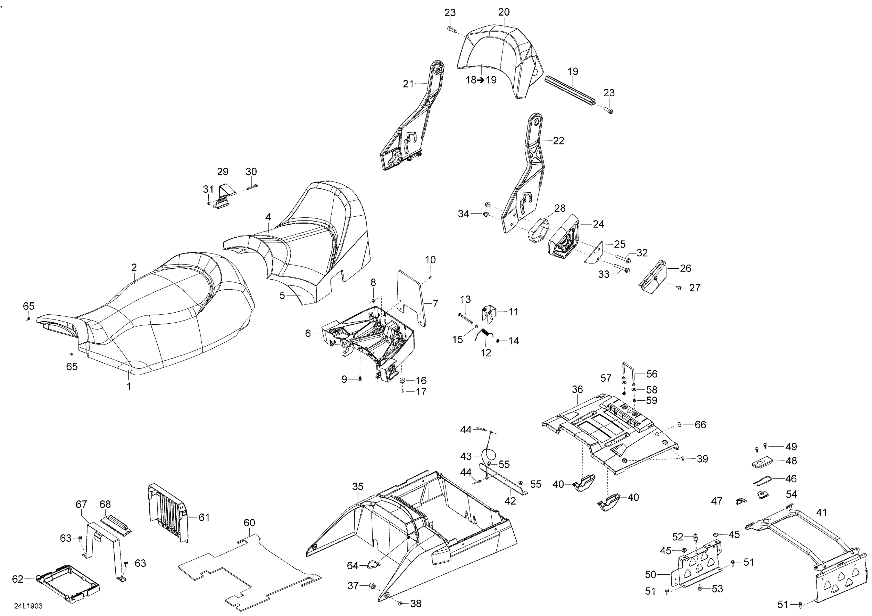 Seat - Main Section - Alpine