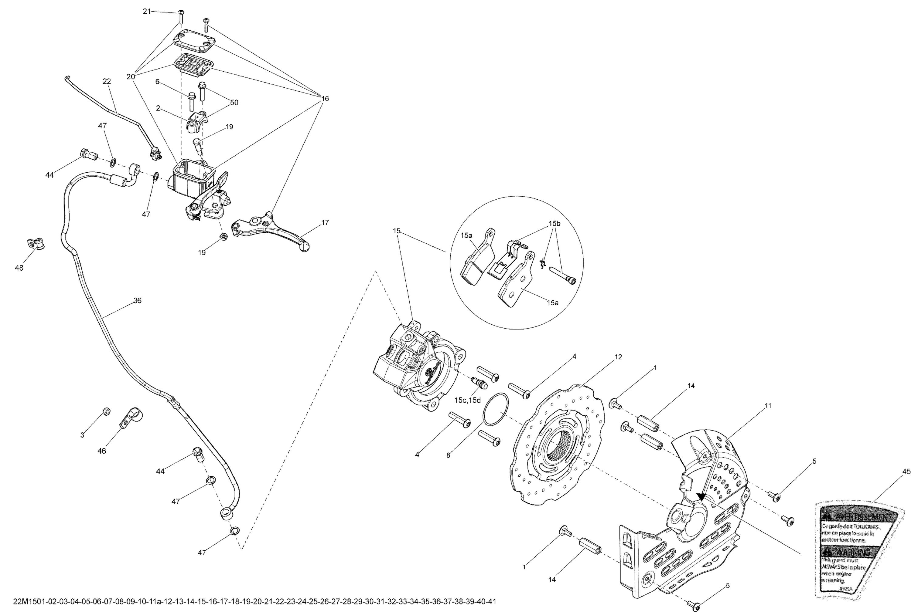 Схема узла: Hydraulic Brakes _22M1506