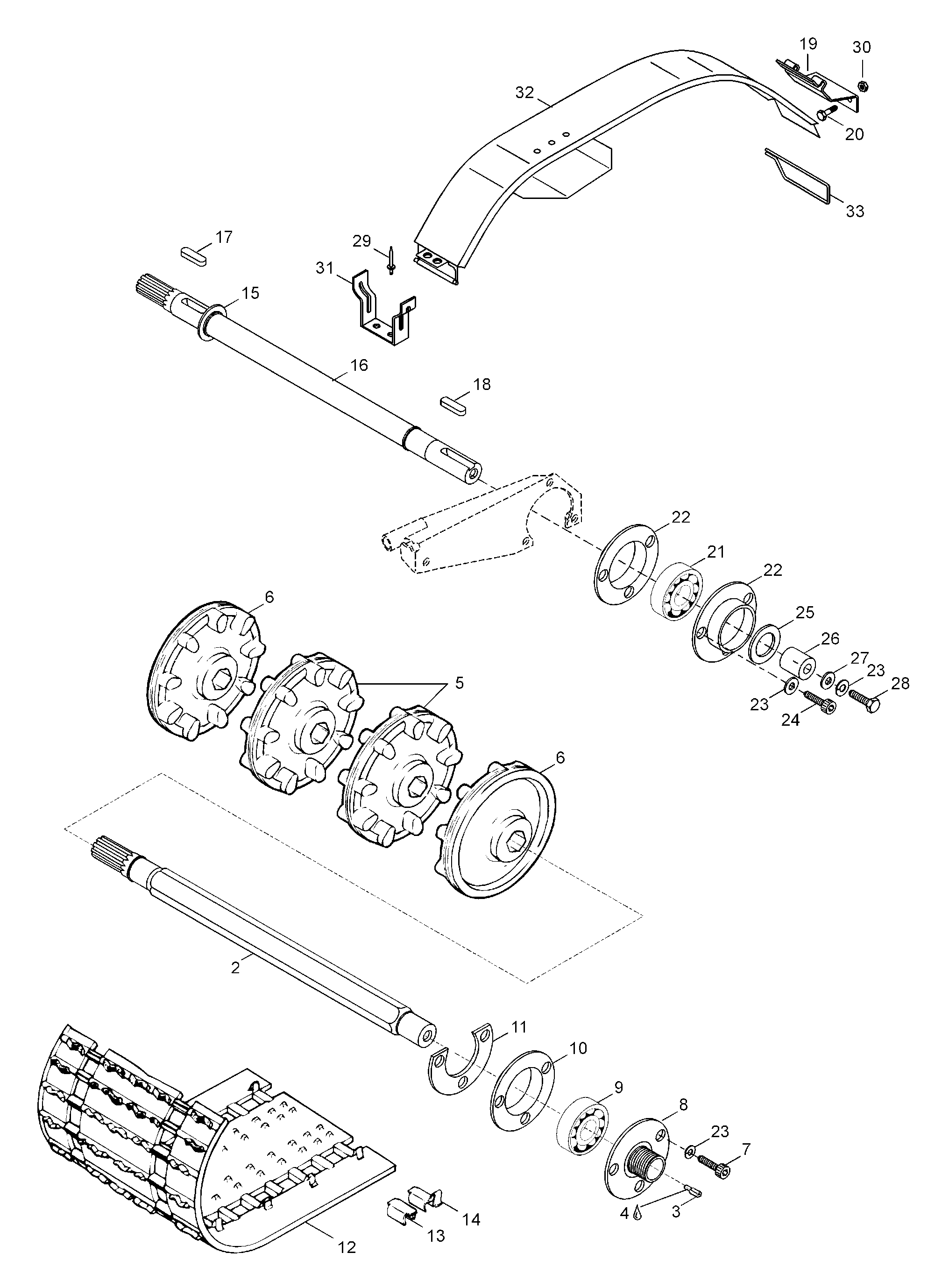 Схема узла: Drive Axle