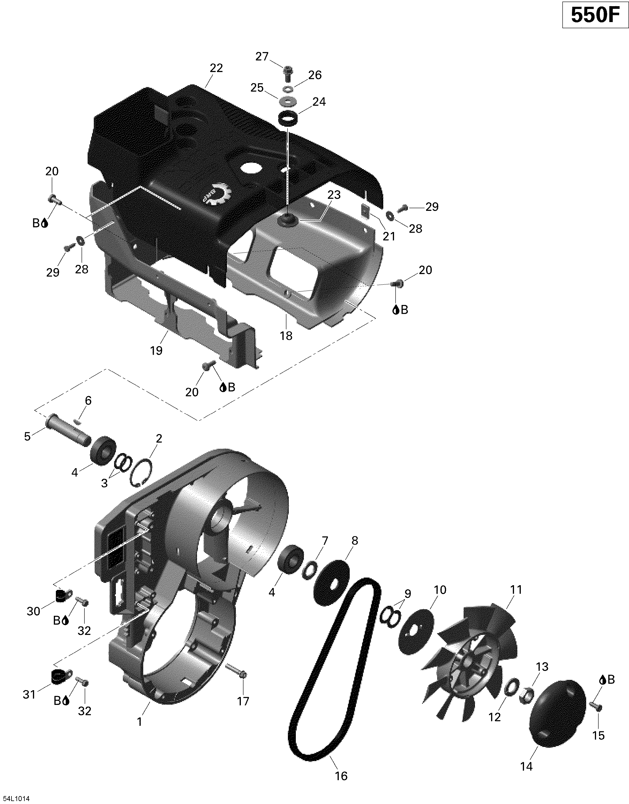 Fan and Cylinder Cowls - 550F