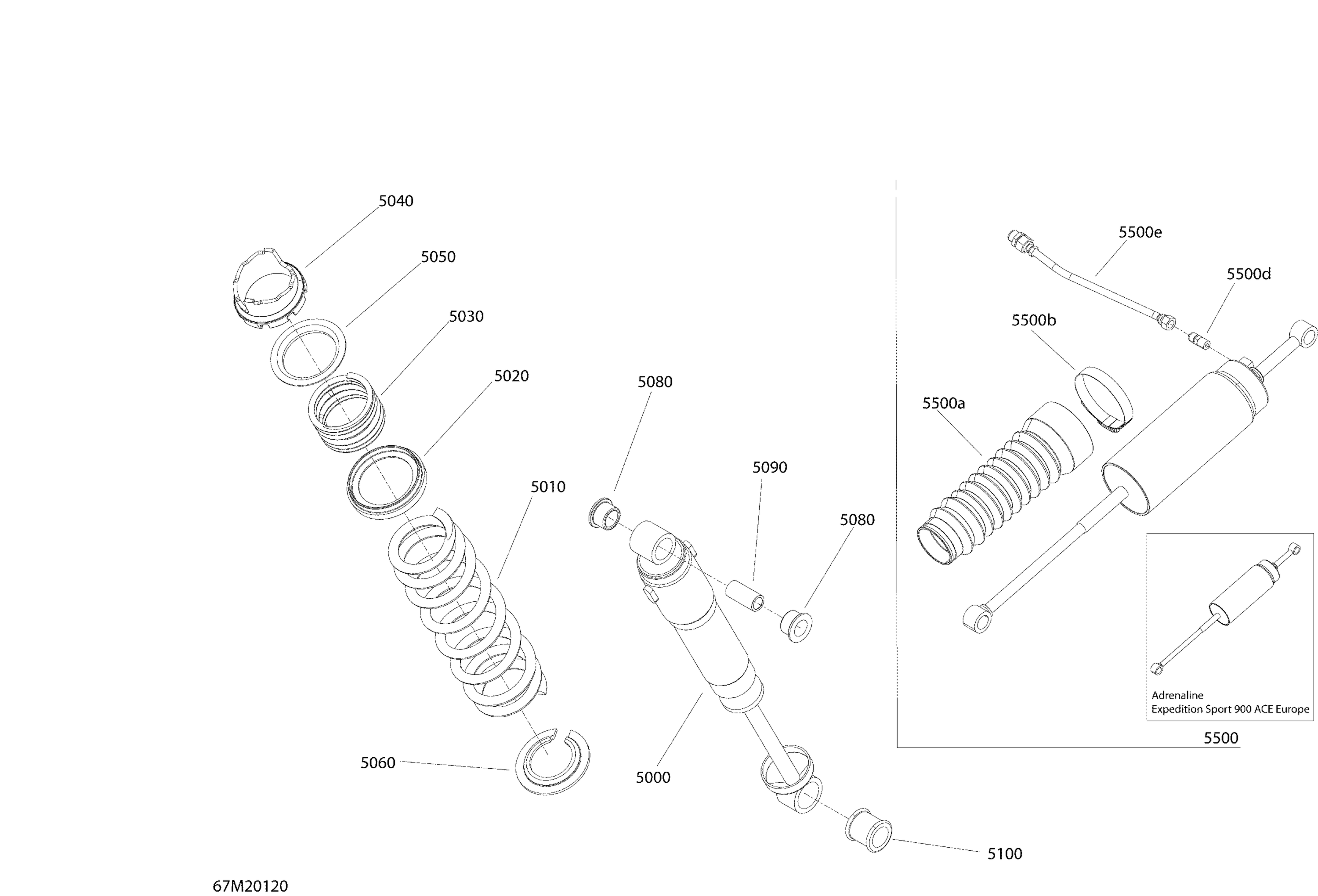 Suspension, Rear - Shocks - SE