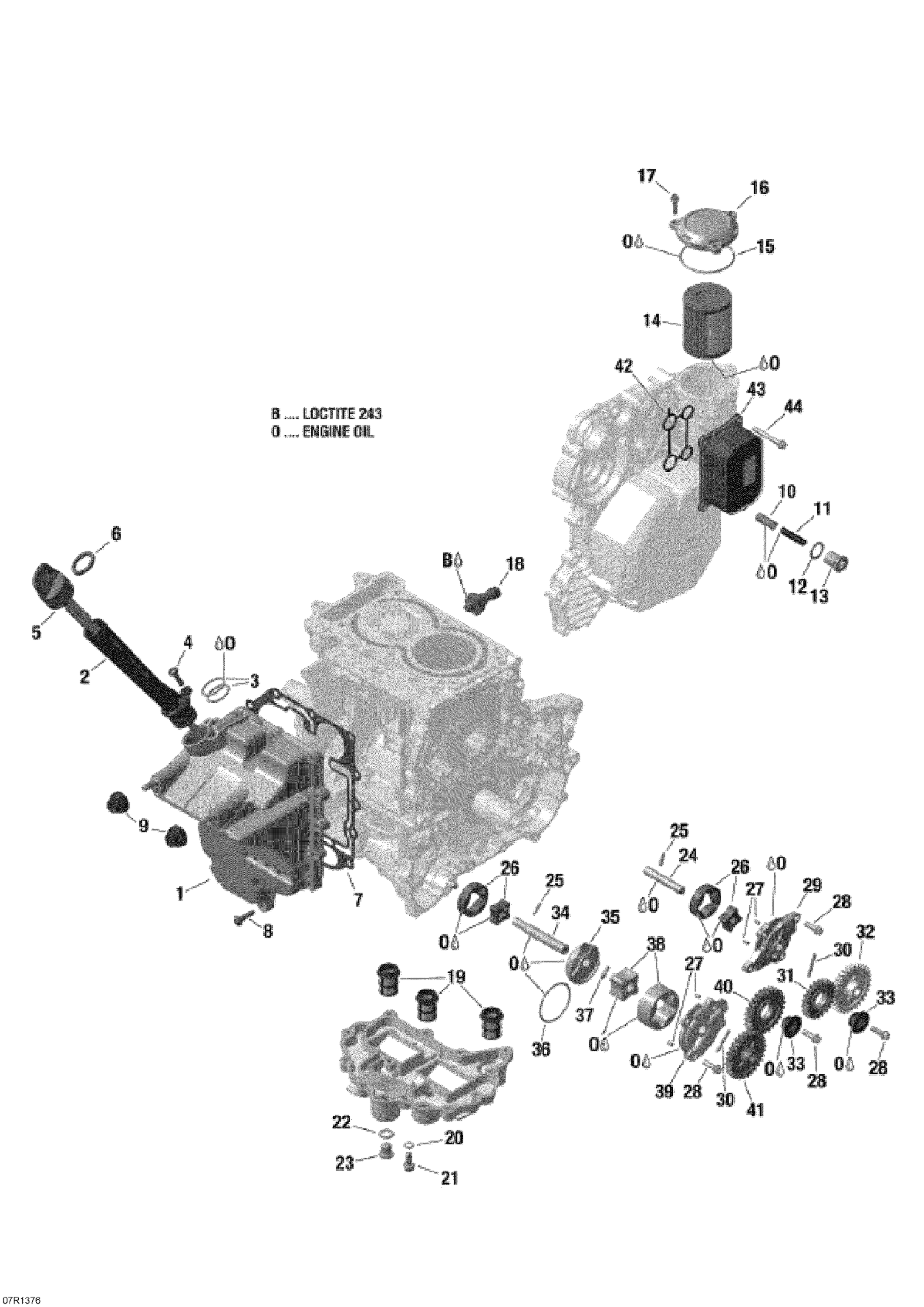 Схема узла: Engine Lubrication