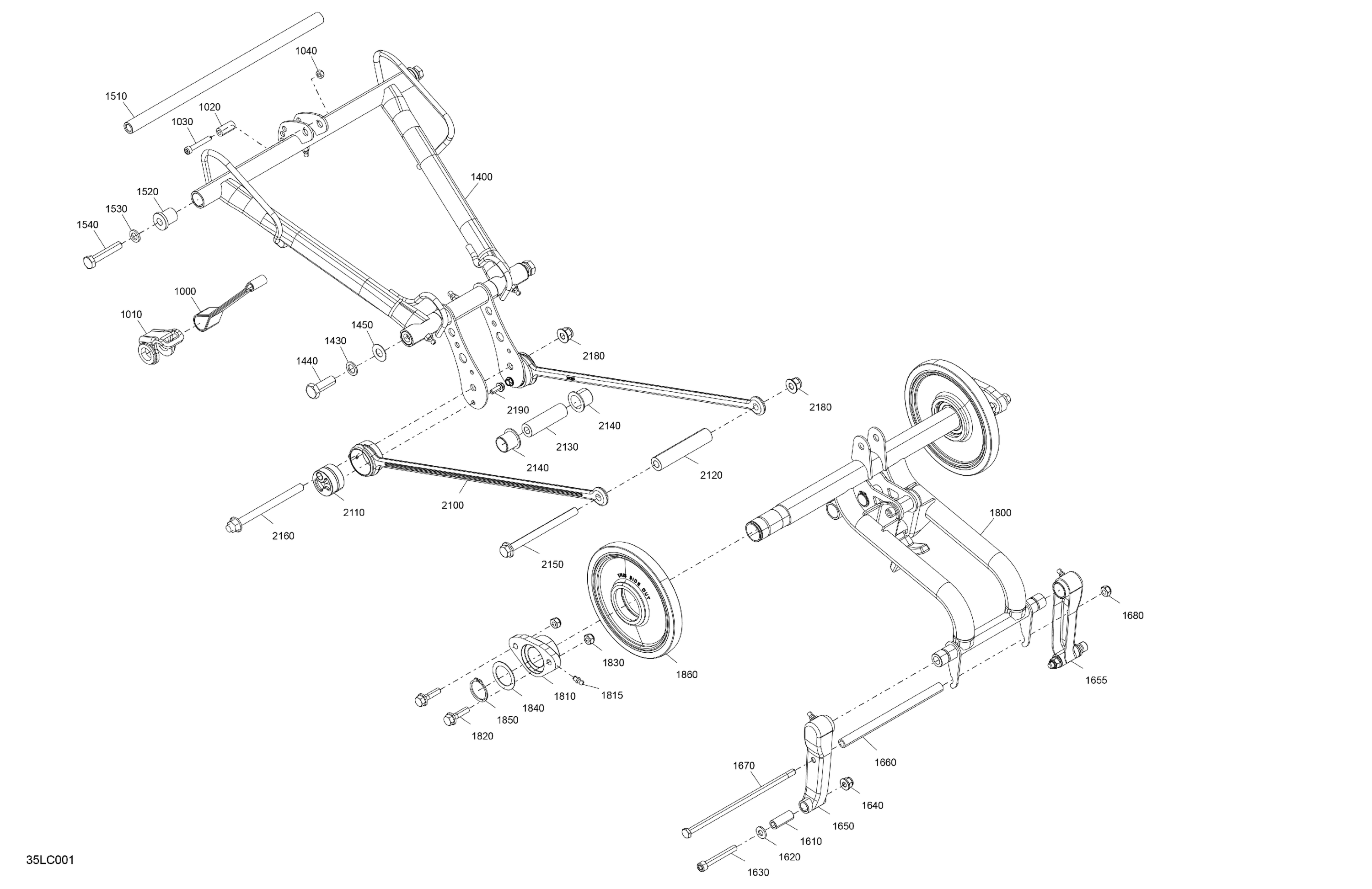 Suspension - Rear - Upper Section - With Rear Arm Adjustment