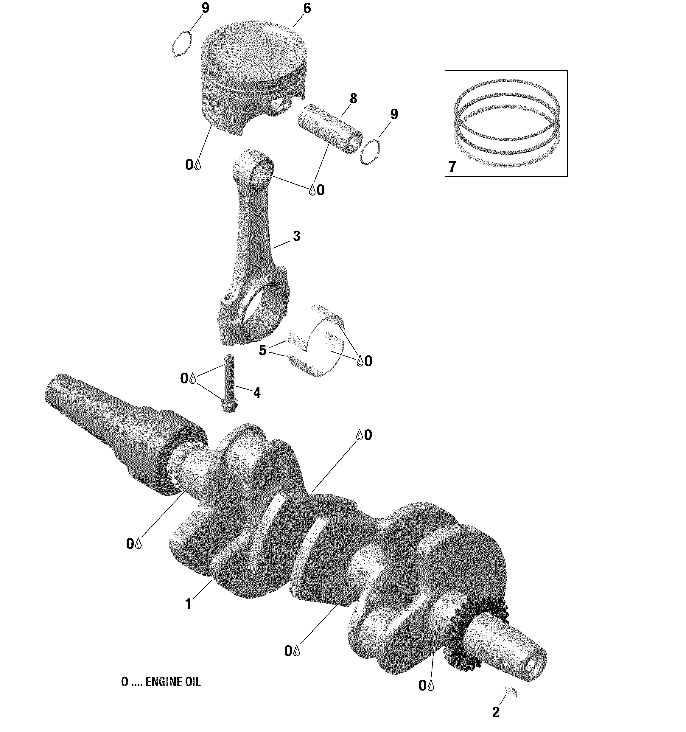 Crankshaft And Pistons