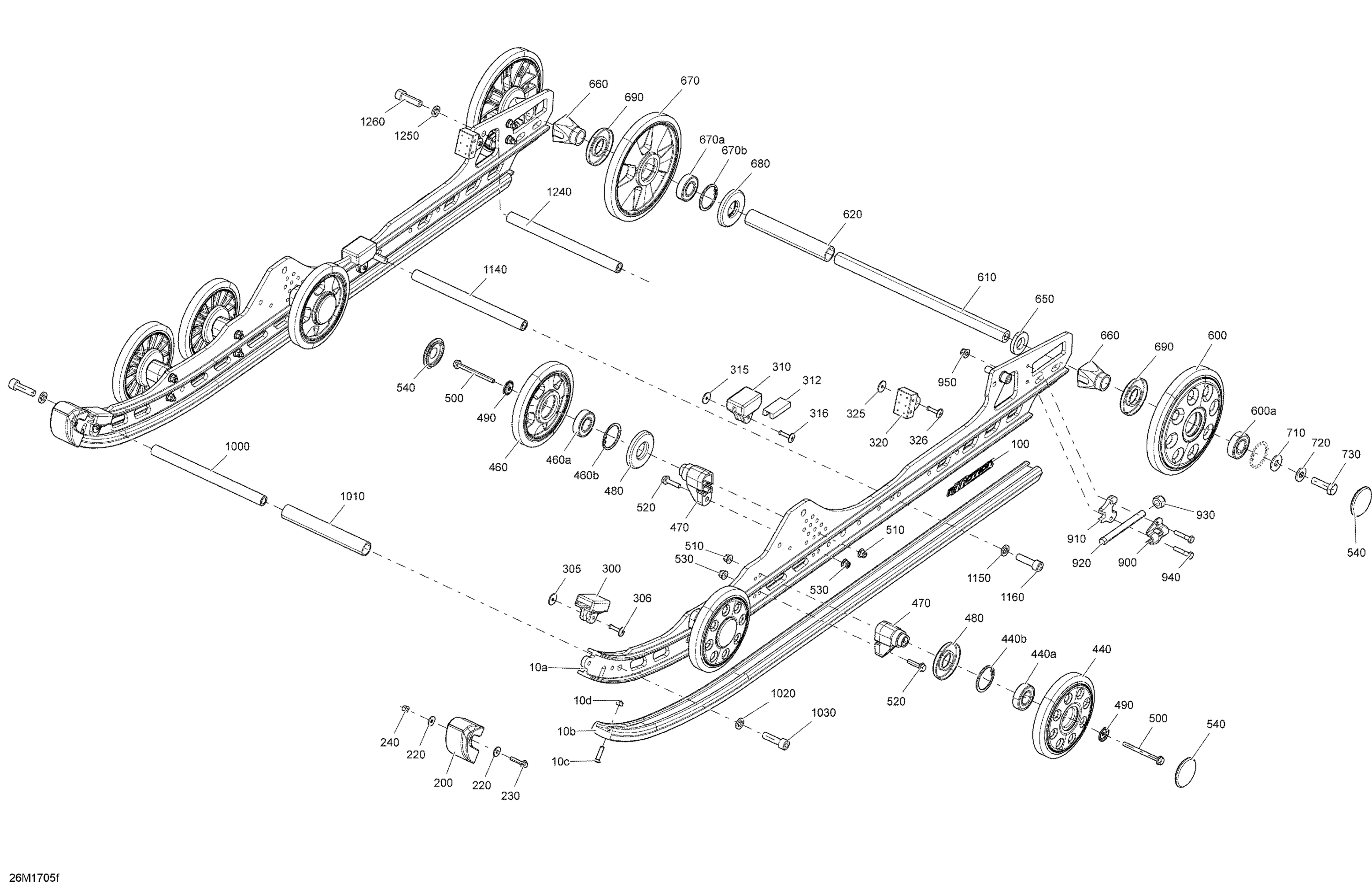 Схема узла: Rear Suspension - rMotion Package XRS - Inferior