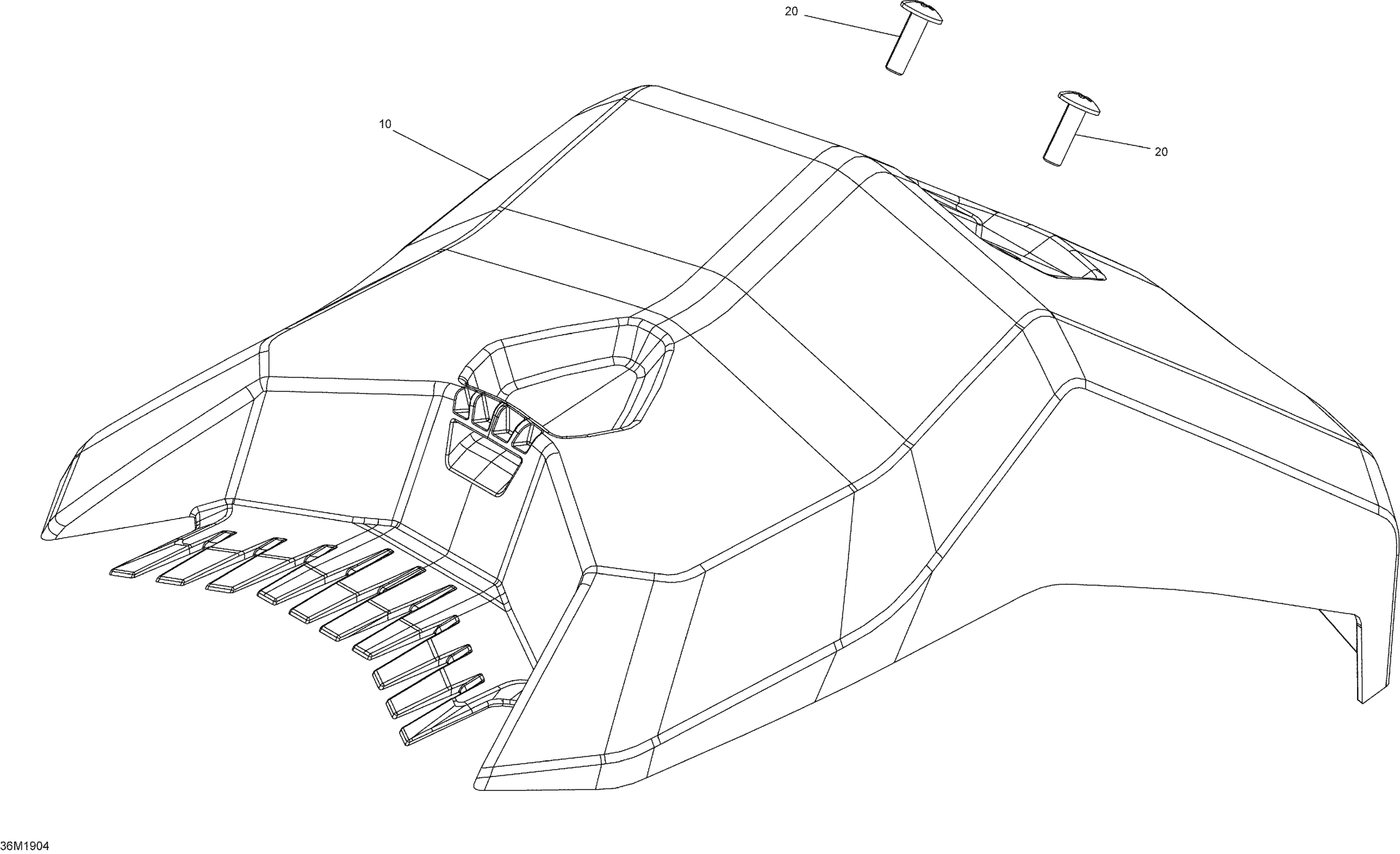 Схема узла: Luggage Rack