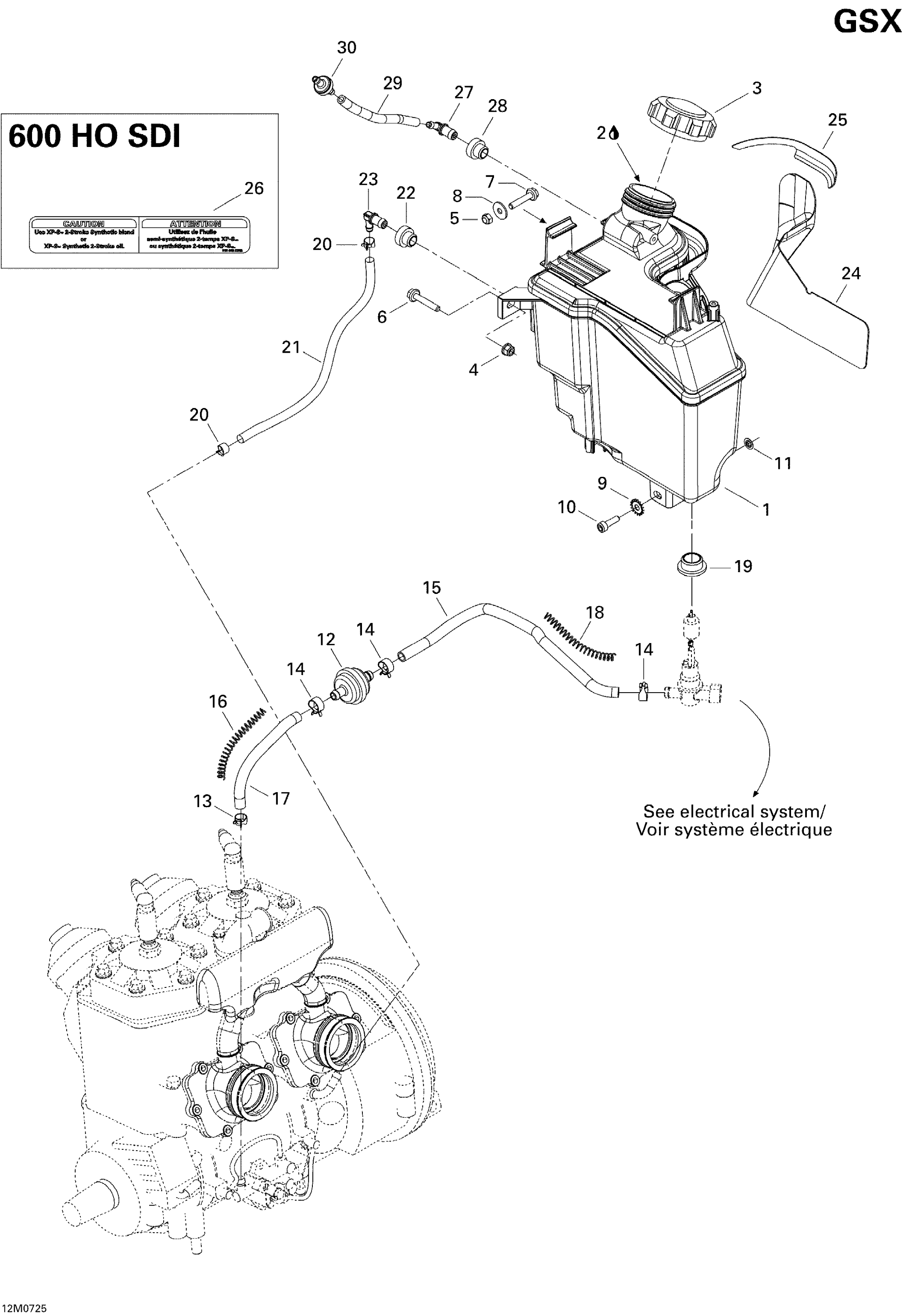 Oil System 500SS, 800 HO