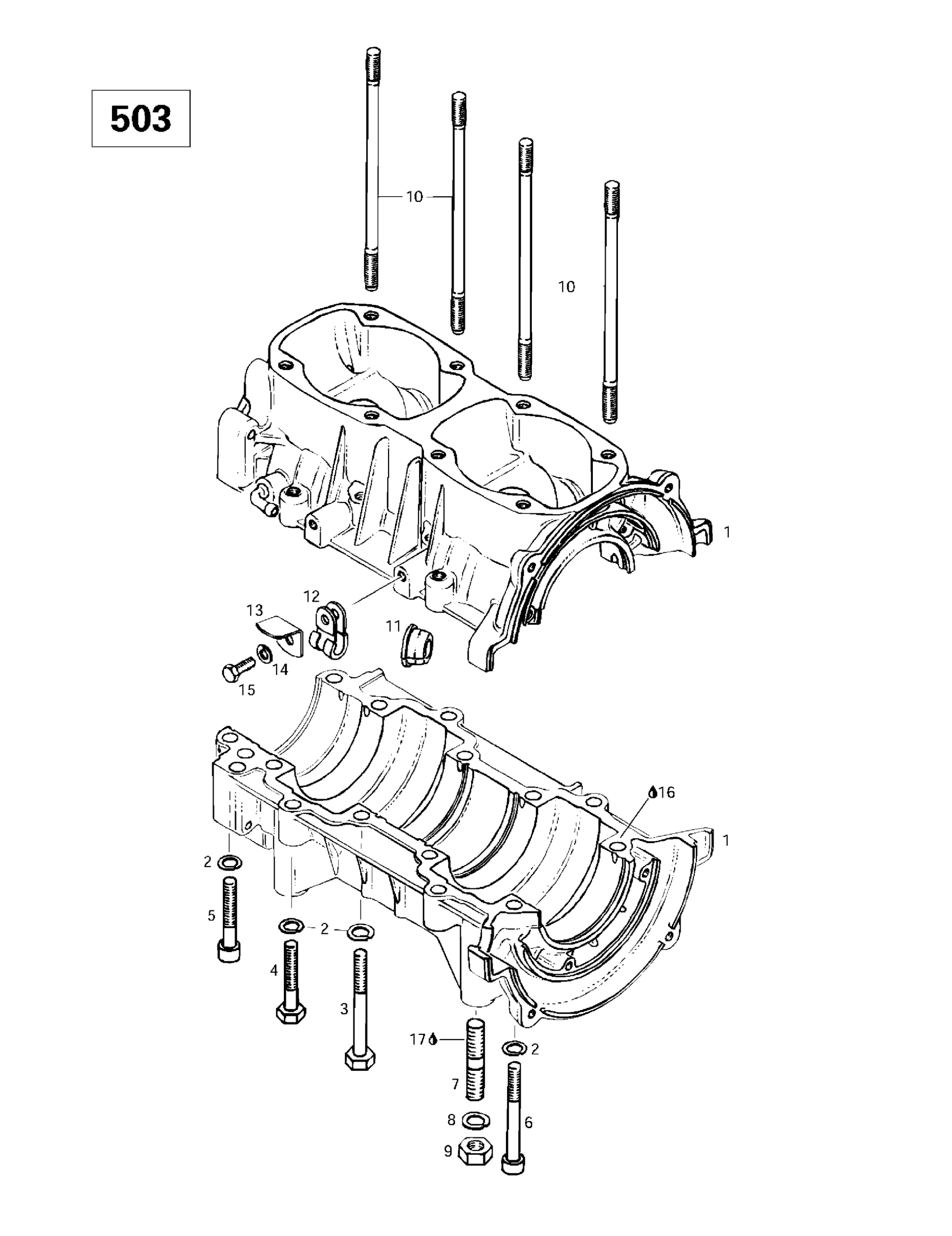 Crankcase (503)