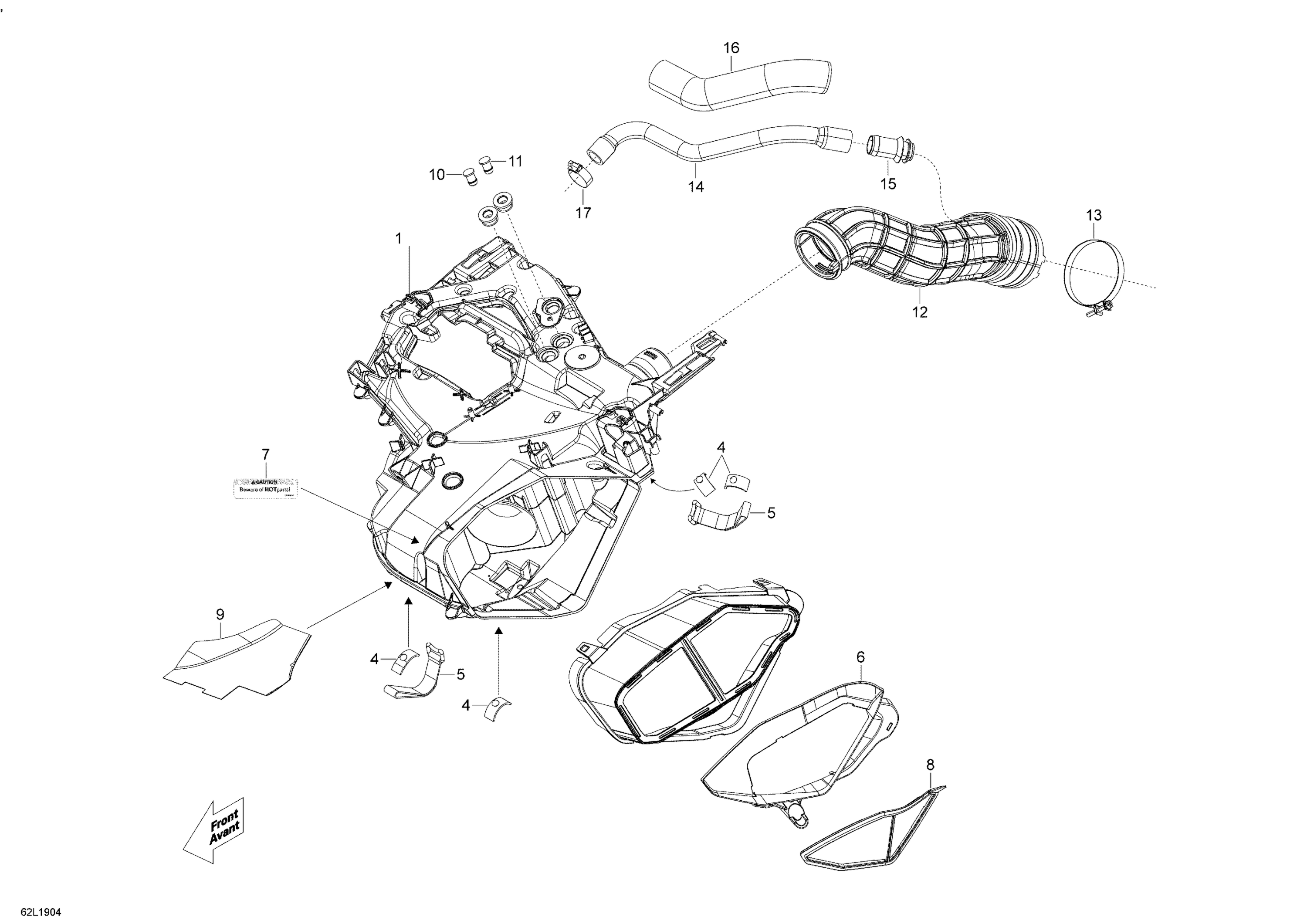 Air Intake 900 A XU