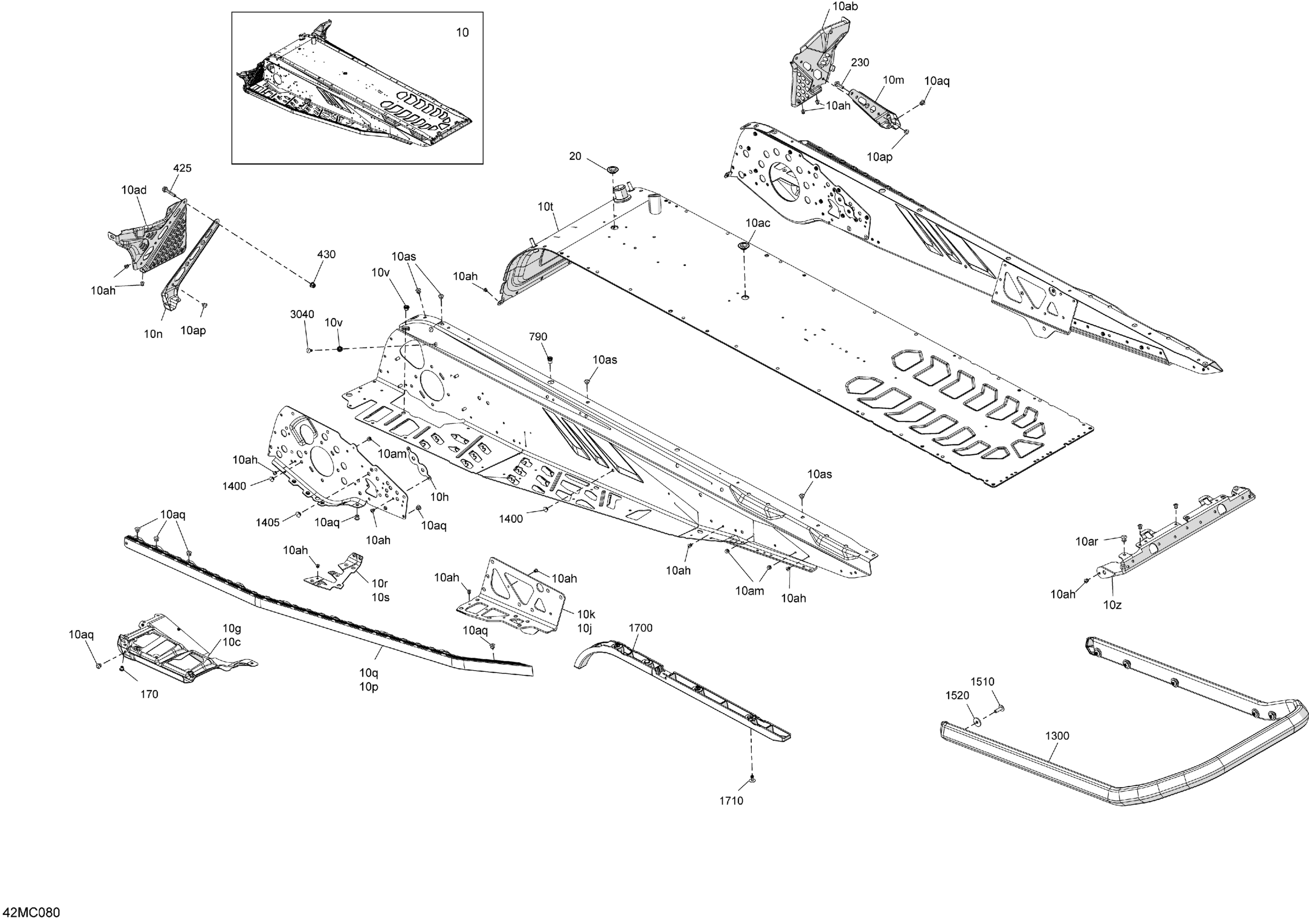 Схема узла: Frame - System - Rear Section