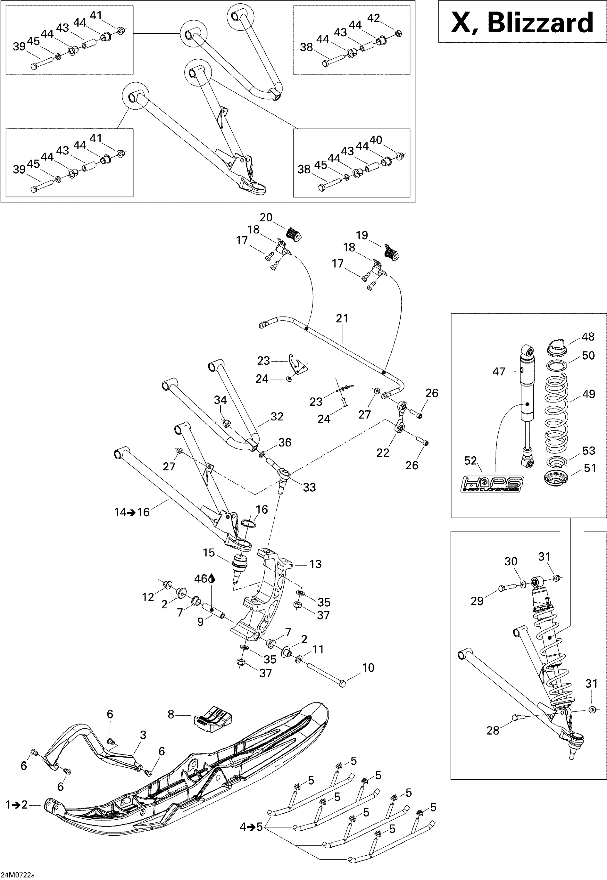 Front Suspension And Ski X