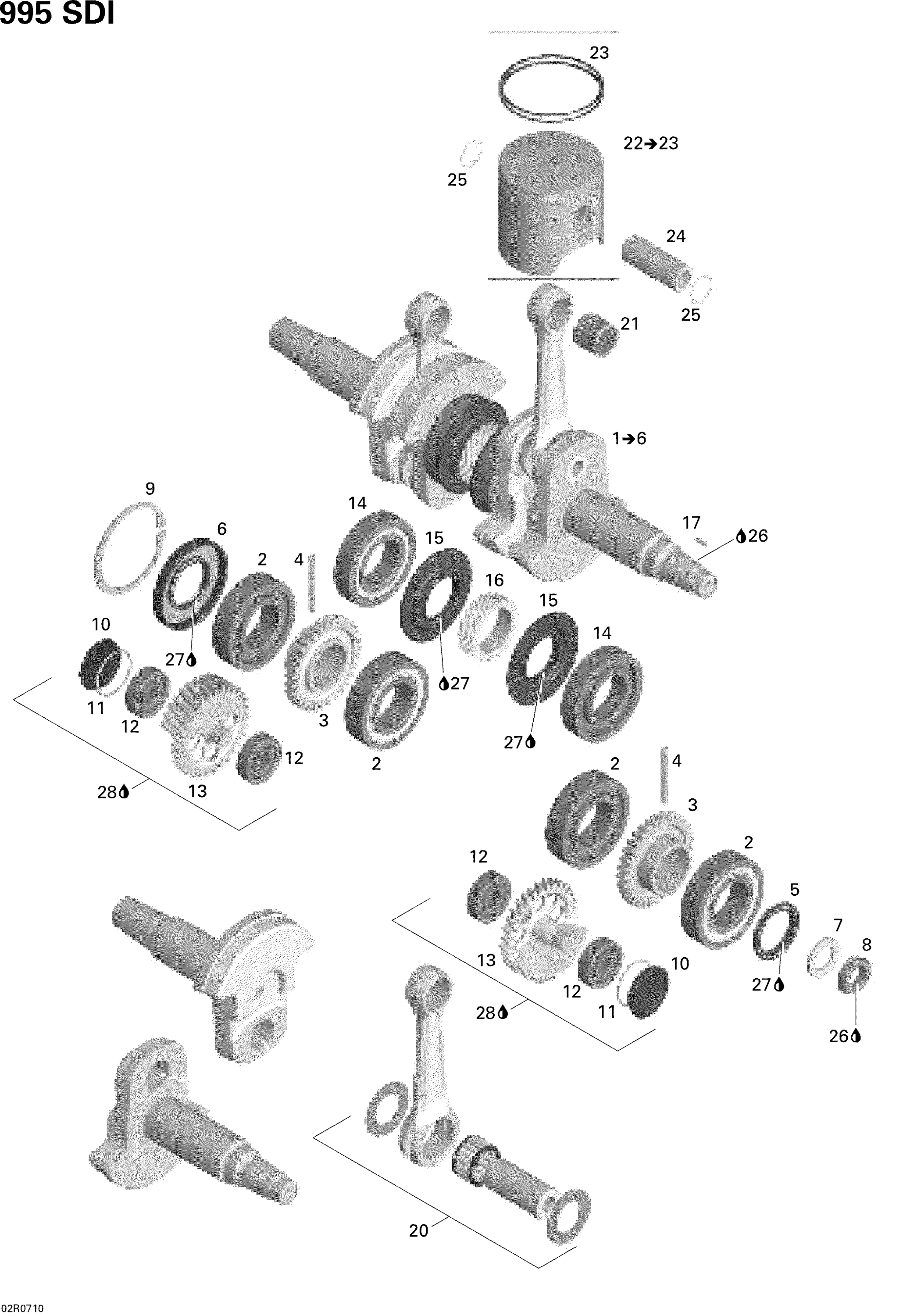 Crankshaft And Pistons