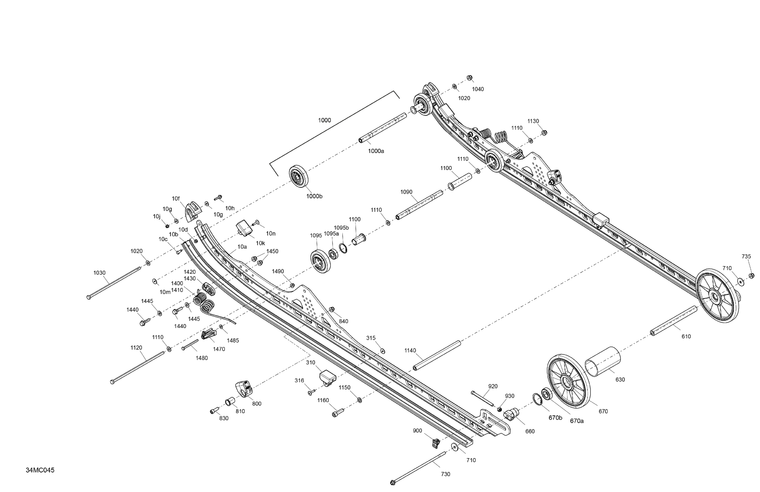 Схема узла: Suspension - Rear - Lower Section