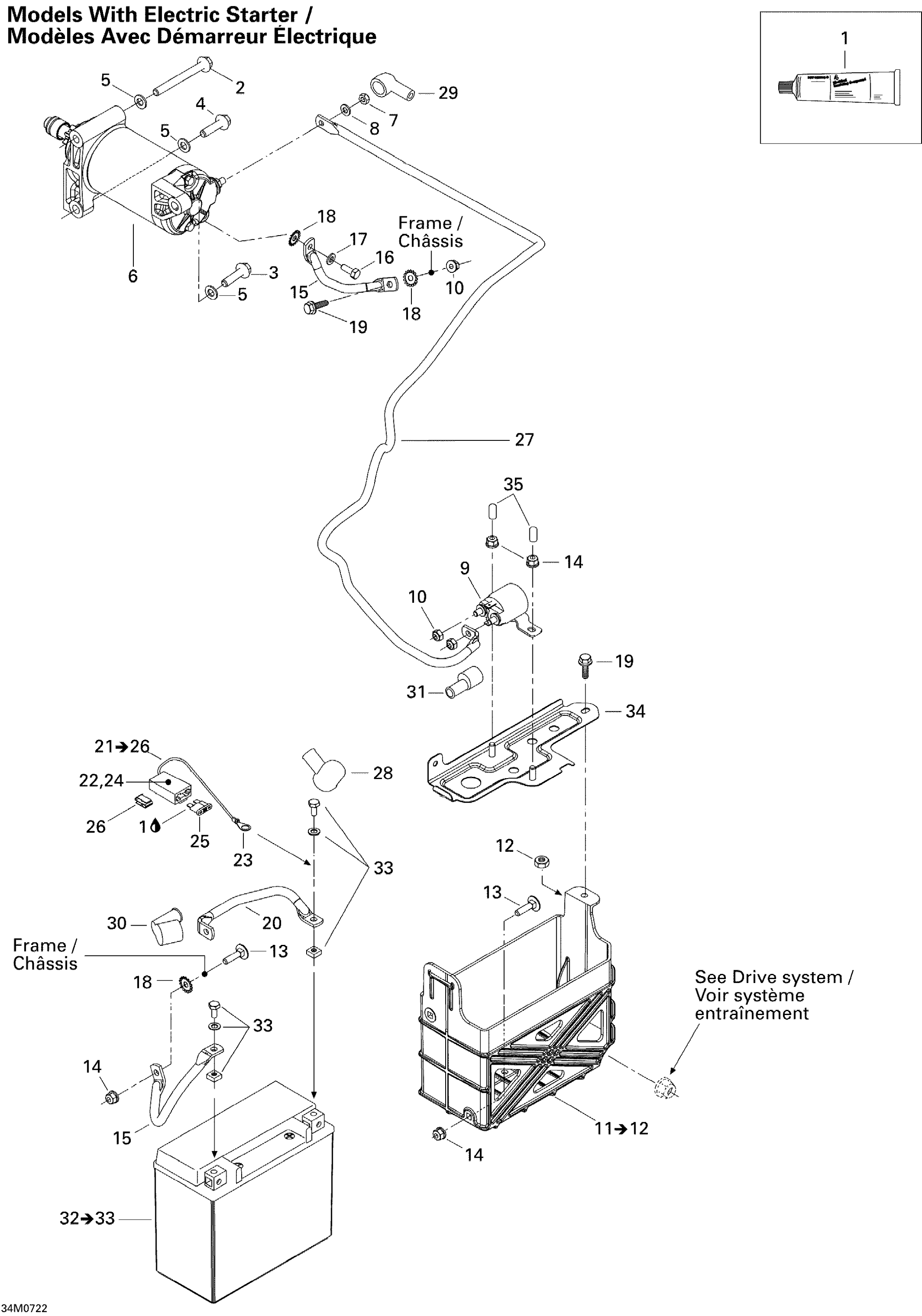 Battery And Starter