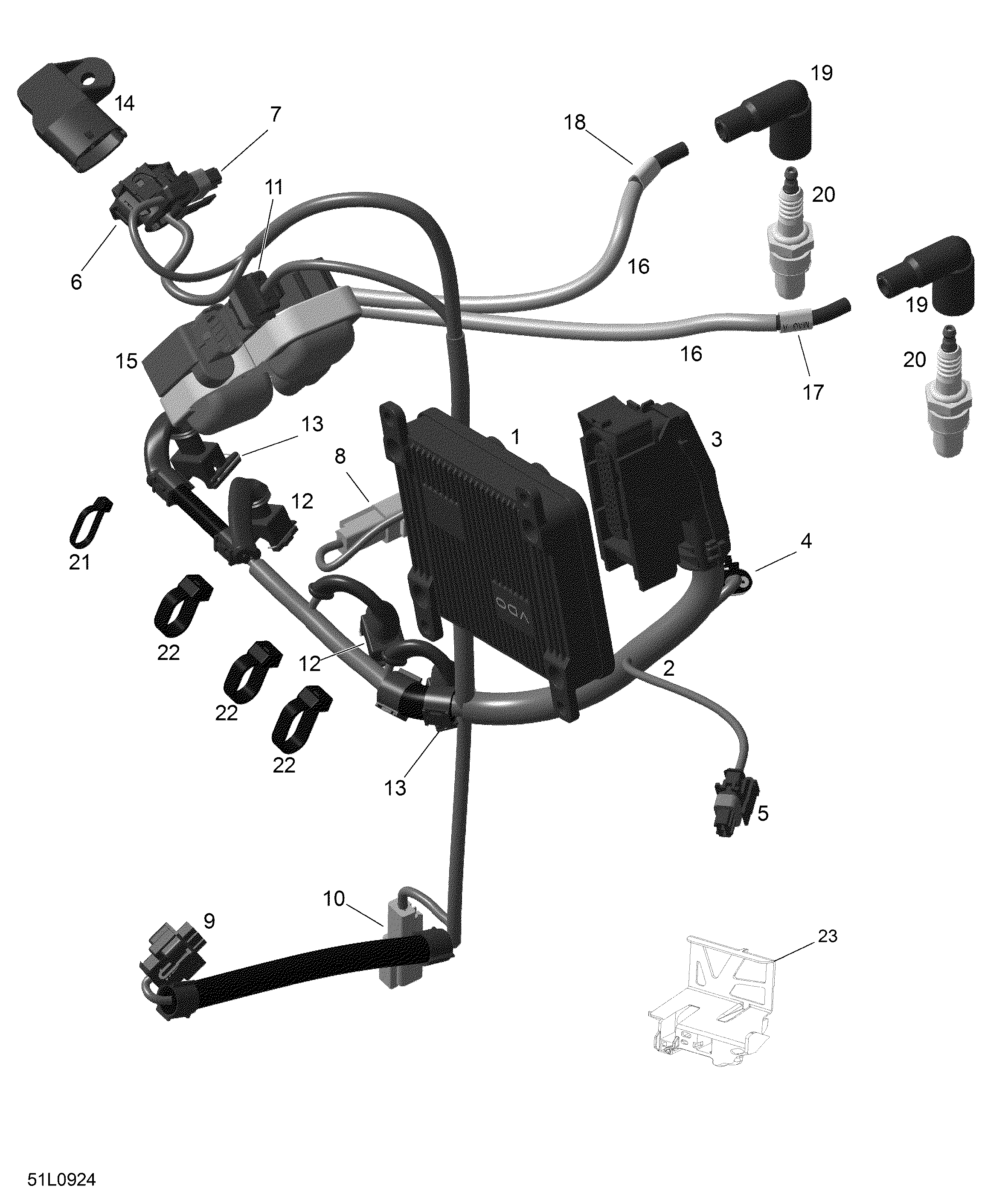 Engine Harness And Electronic Module