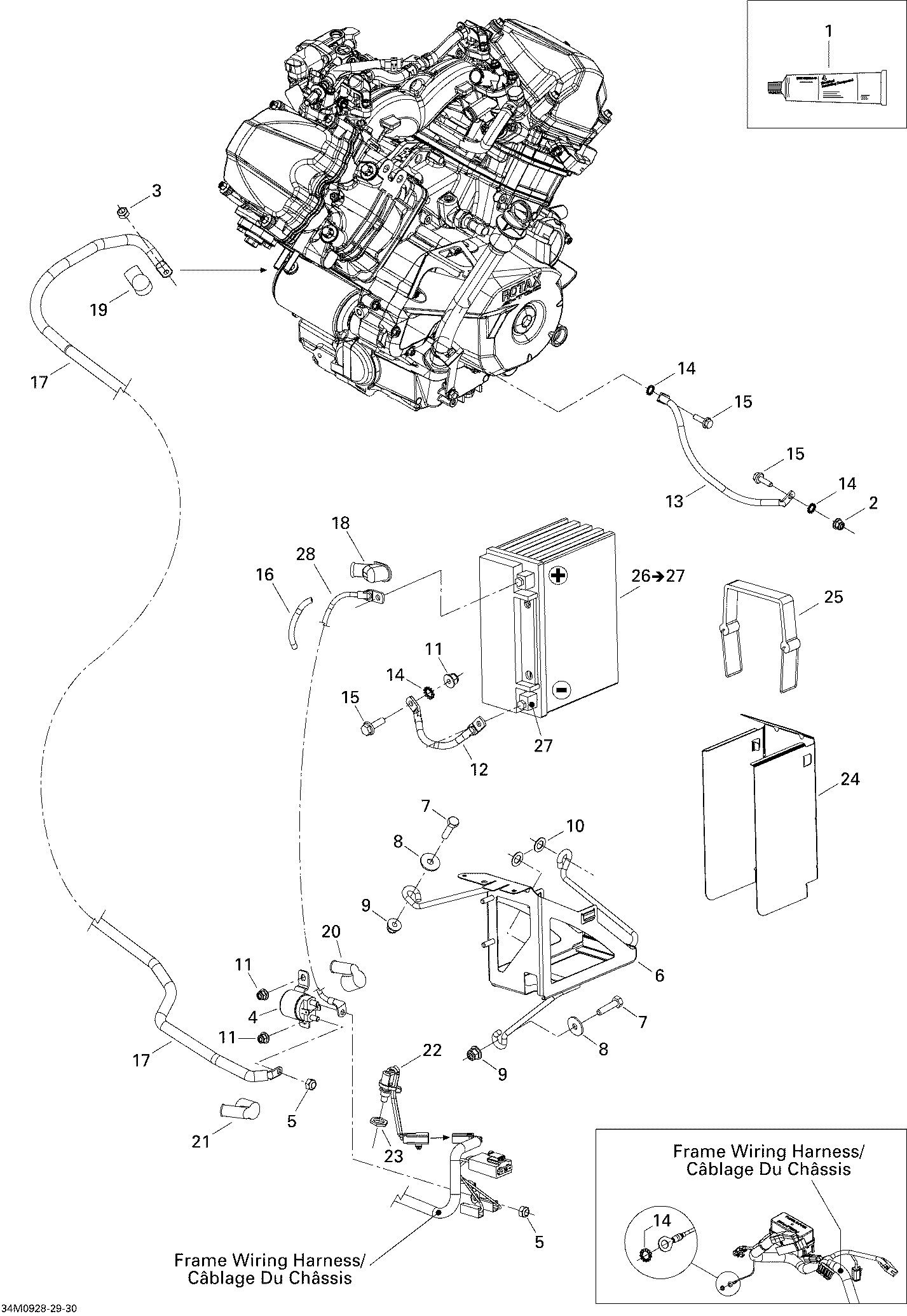 Battery And Starter