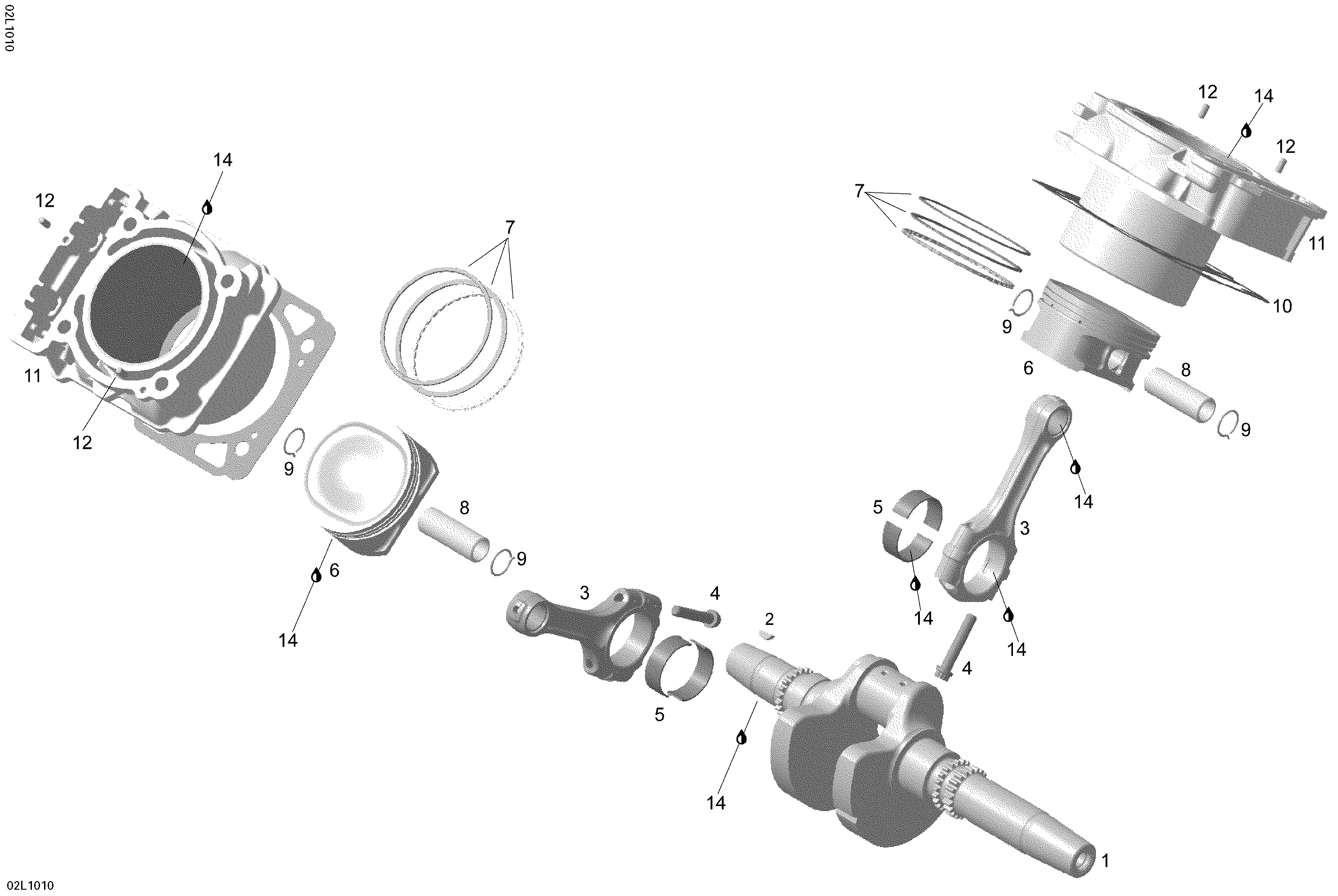 Crankshaft And Pistons