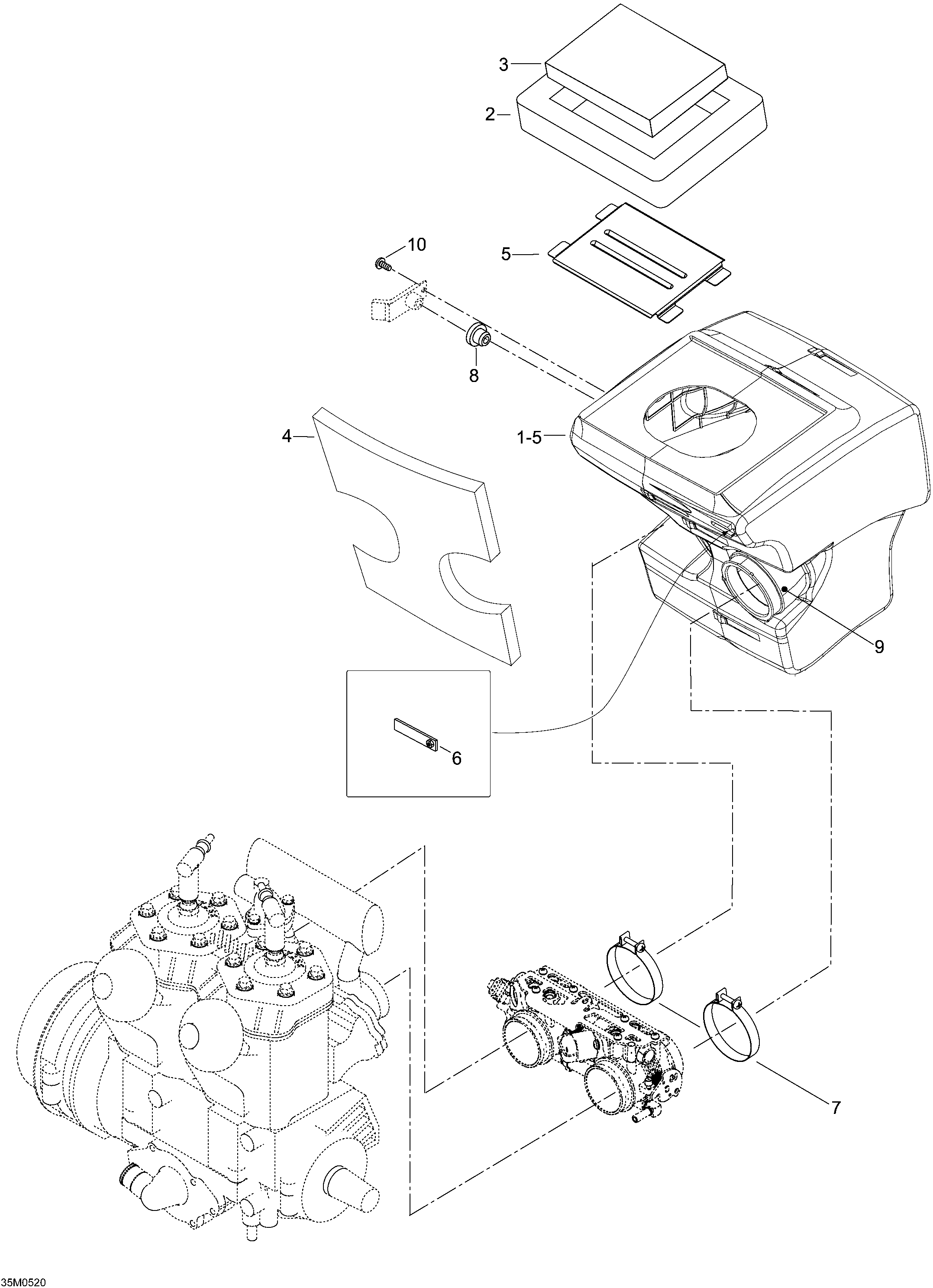 Схема узла: Air Intake System