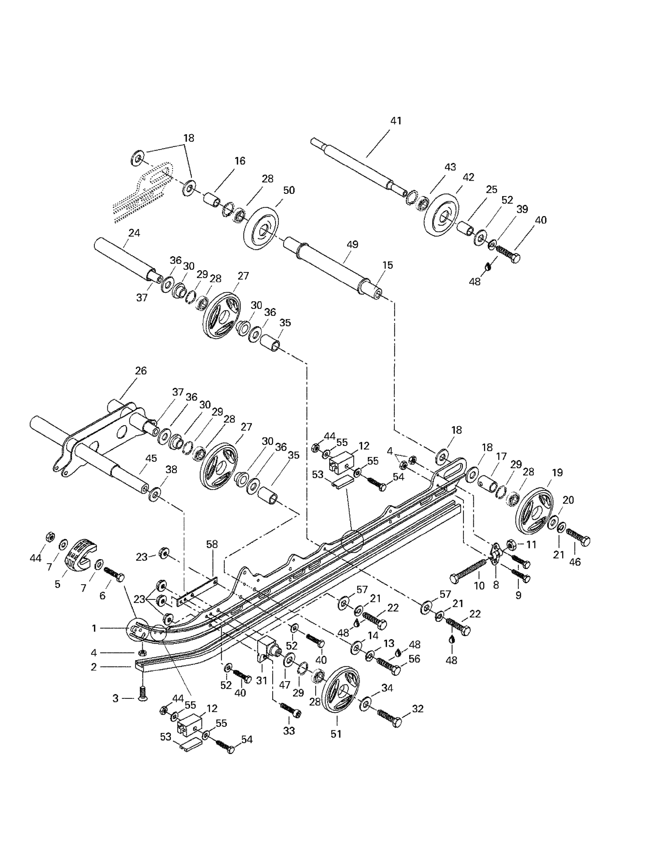 Схема узла: Rear Suspension