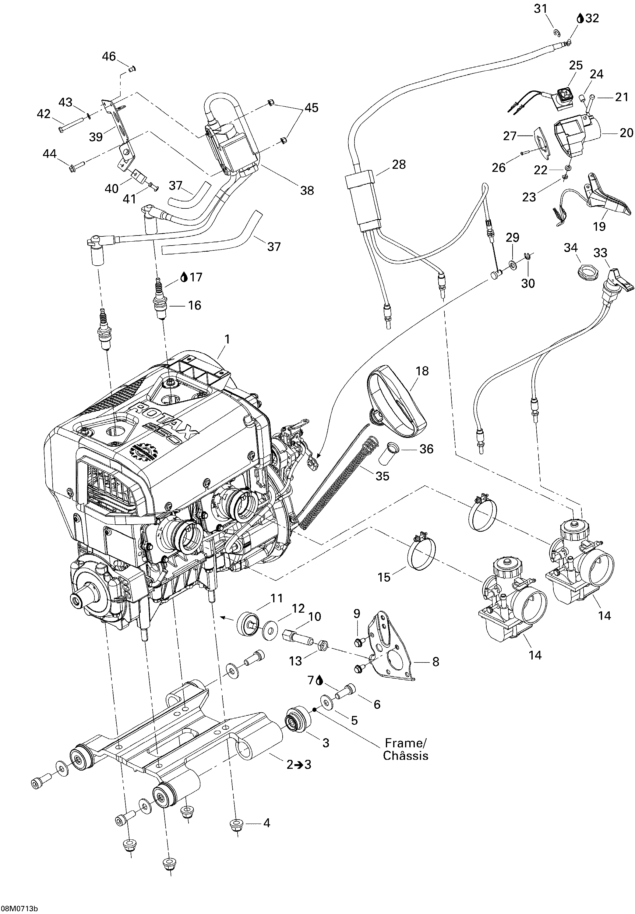 Engine And Engine Support