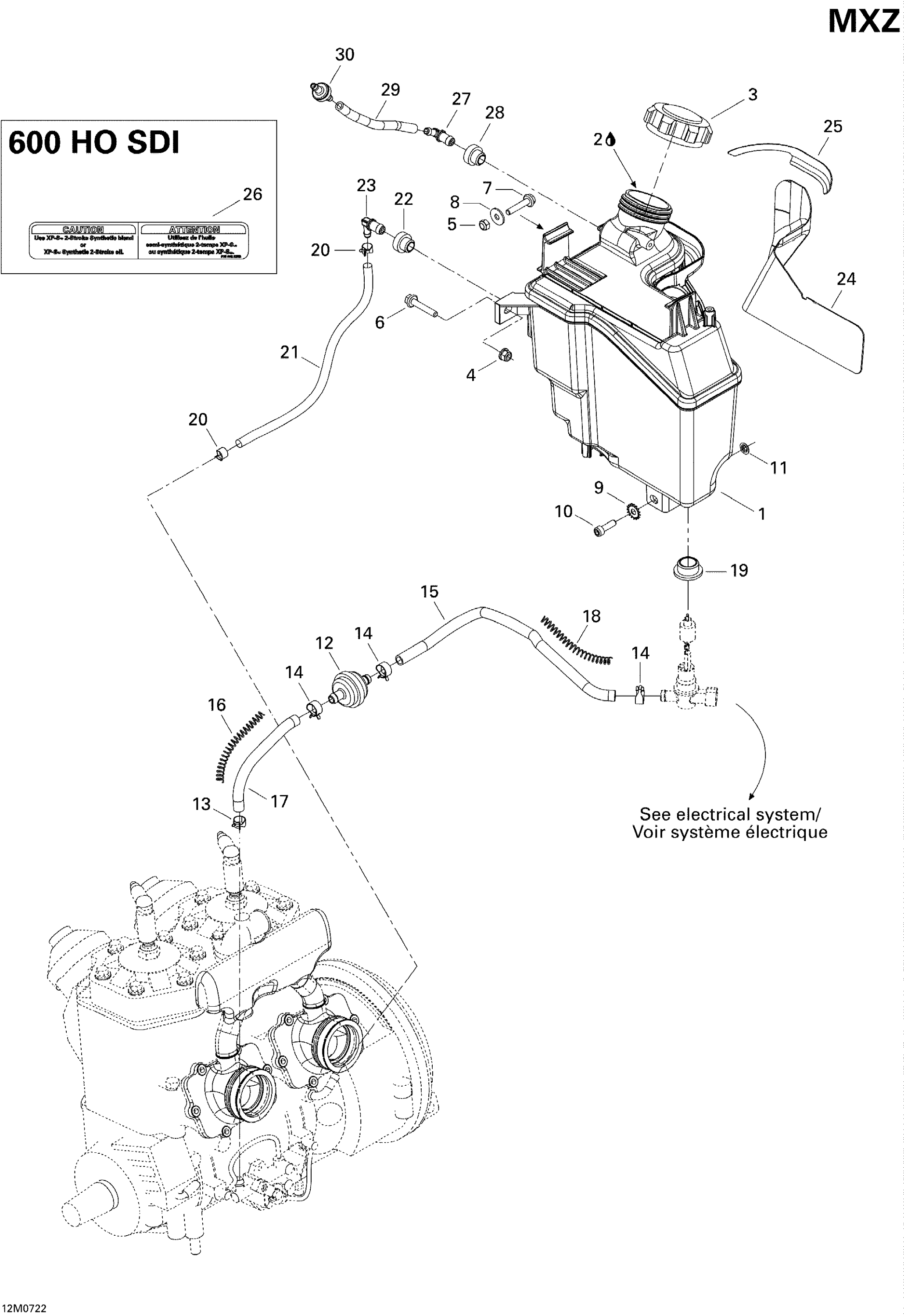 Oil System 600 HO SDI