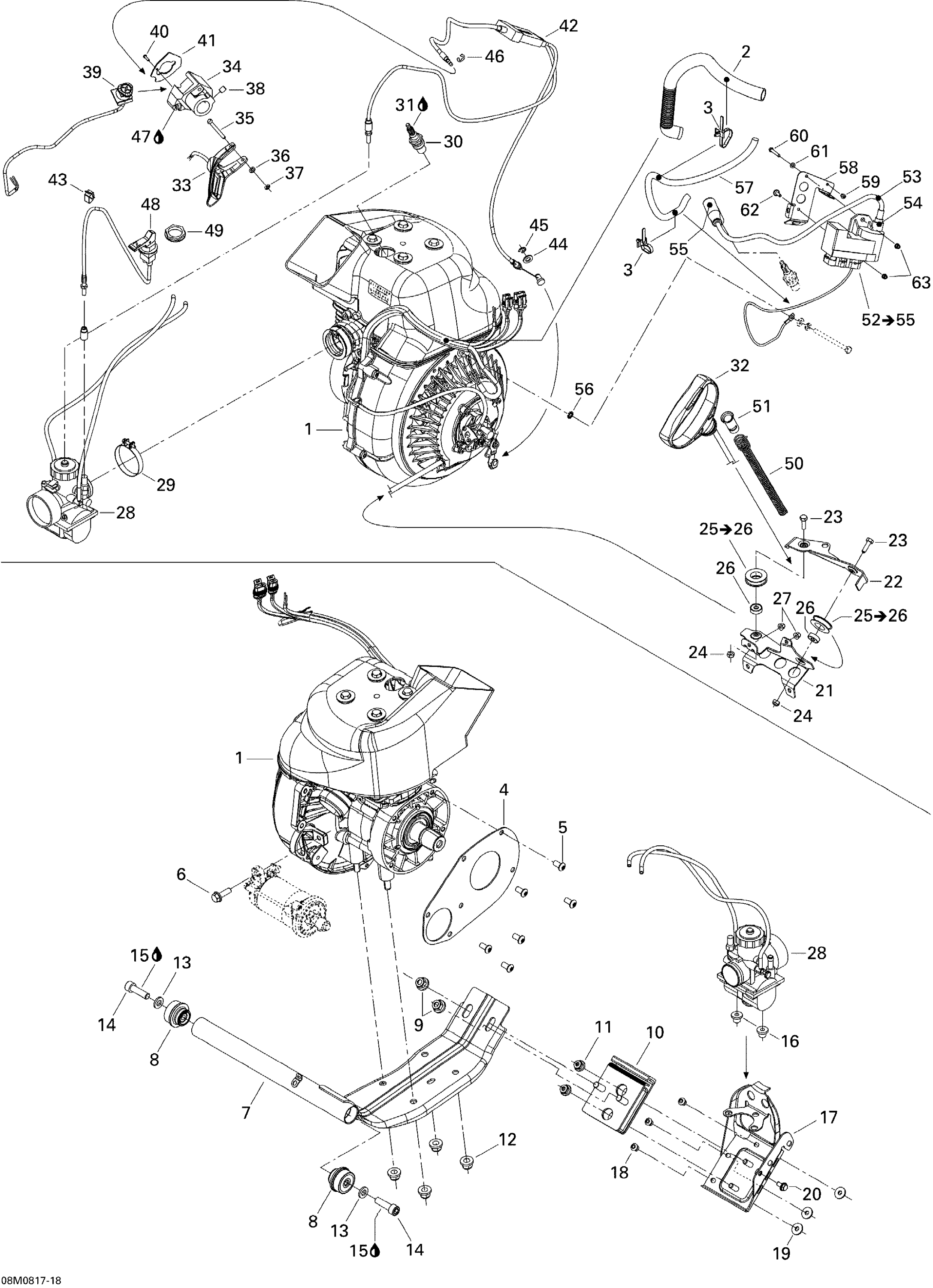 Engine And Engine Support