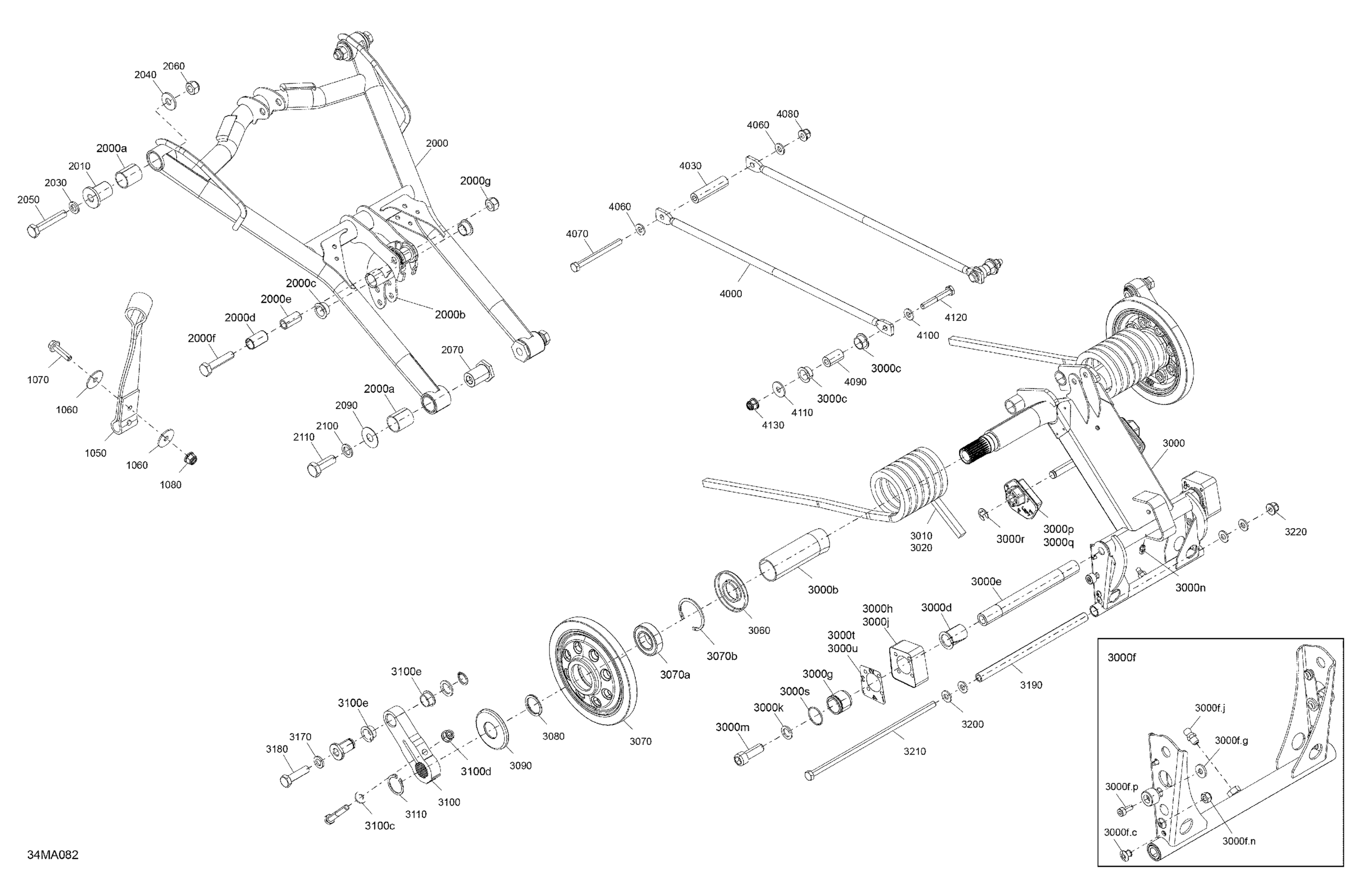 Suspension - Rear - Upper Section  - Adrenaline