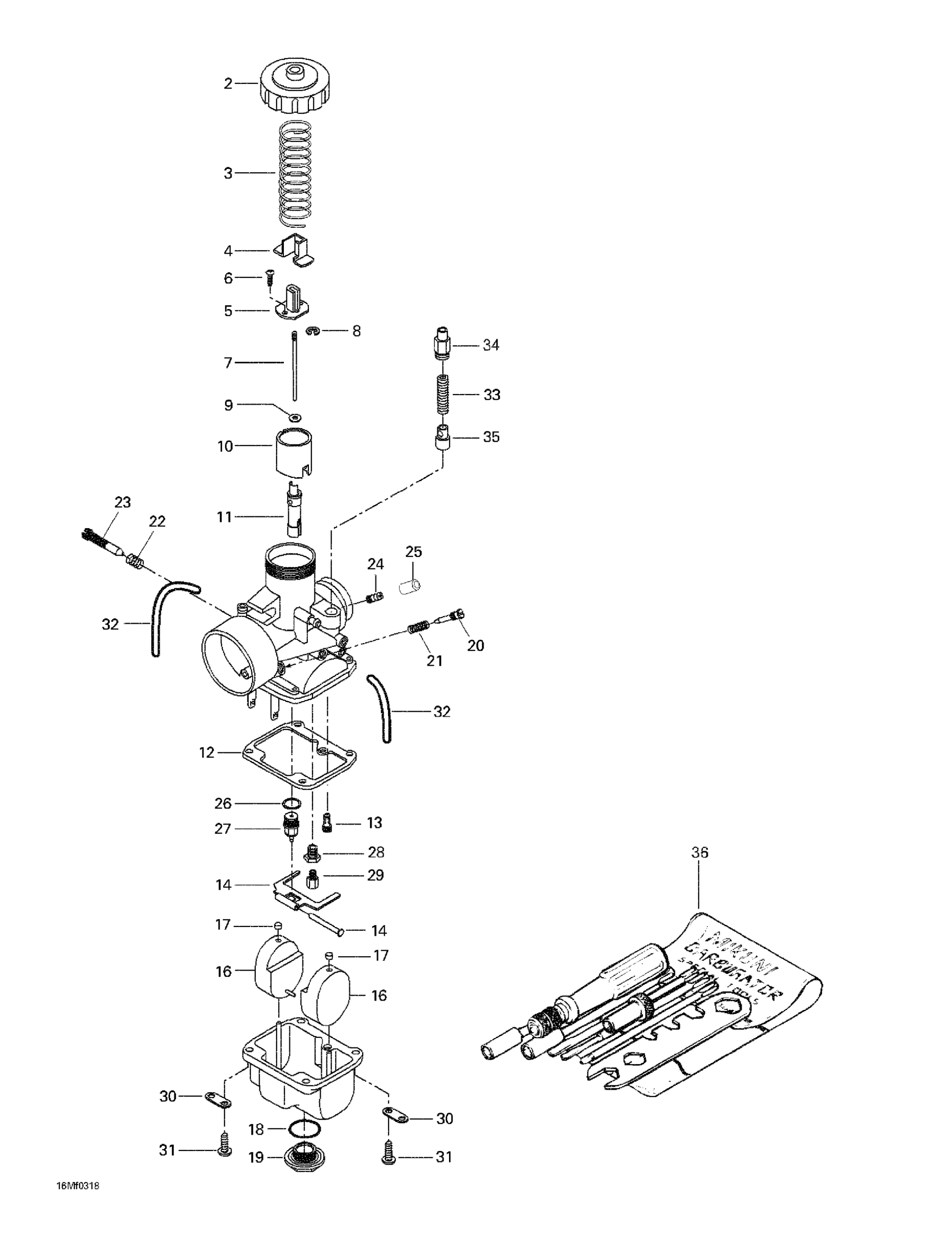 Схема узла: Carburetors