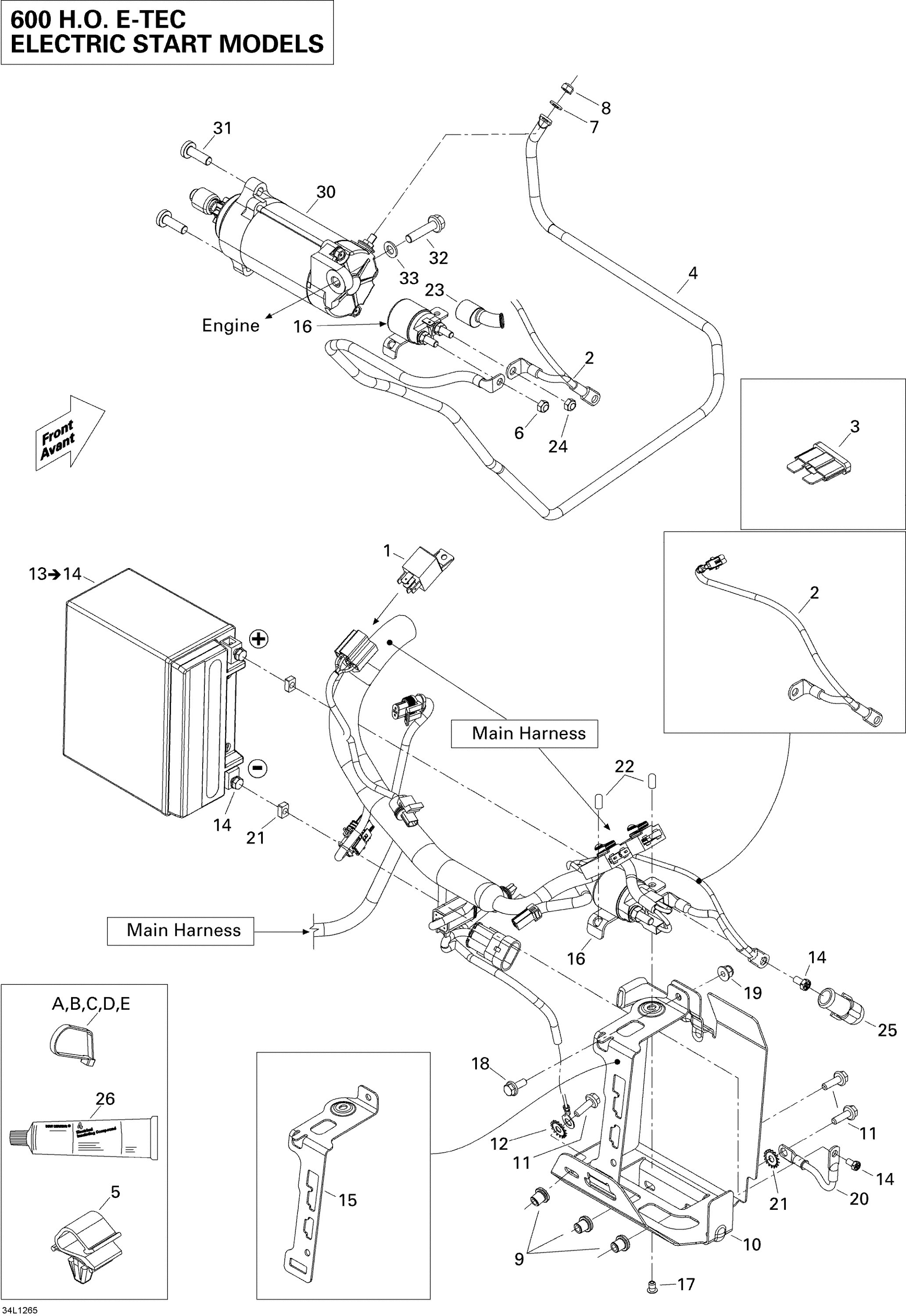 Battery And Starter