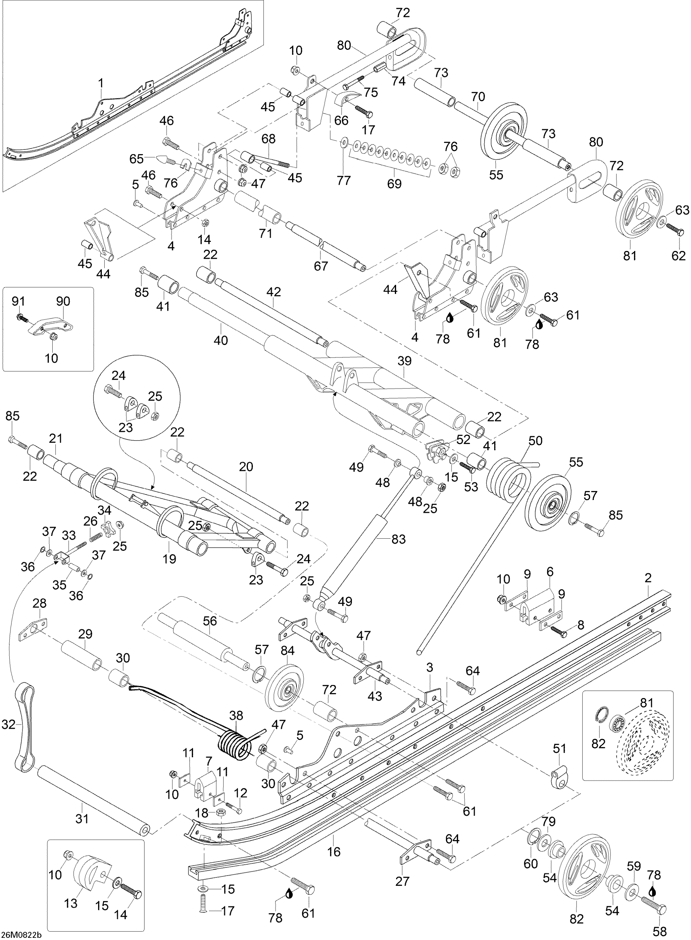 Rear Suspension WT 550F