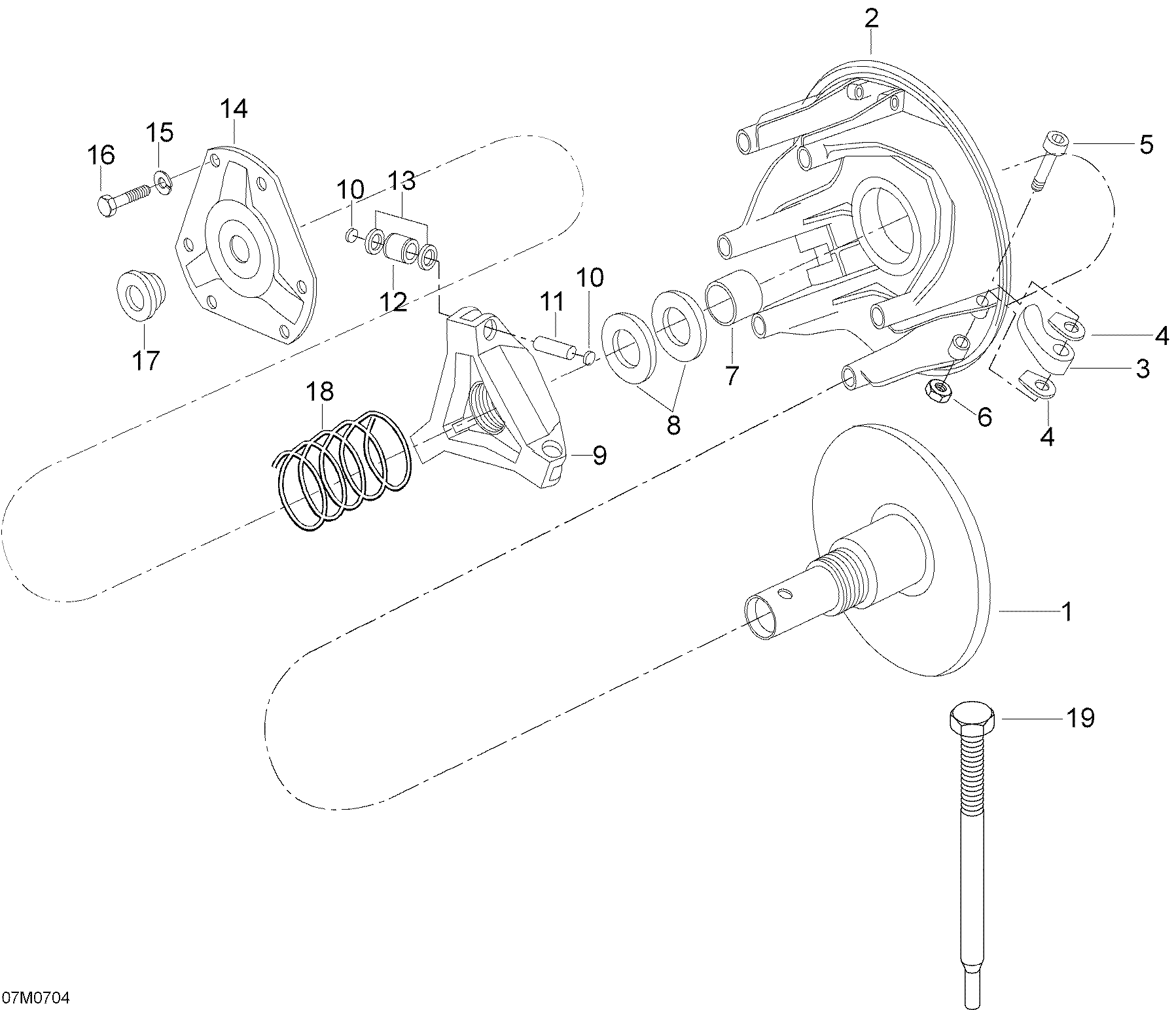 Схема узла: Drive Pulley