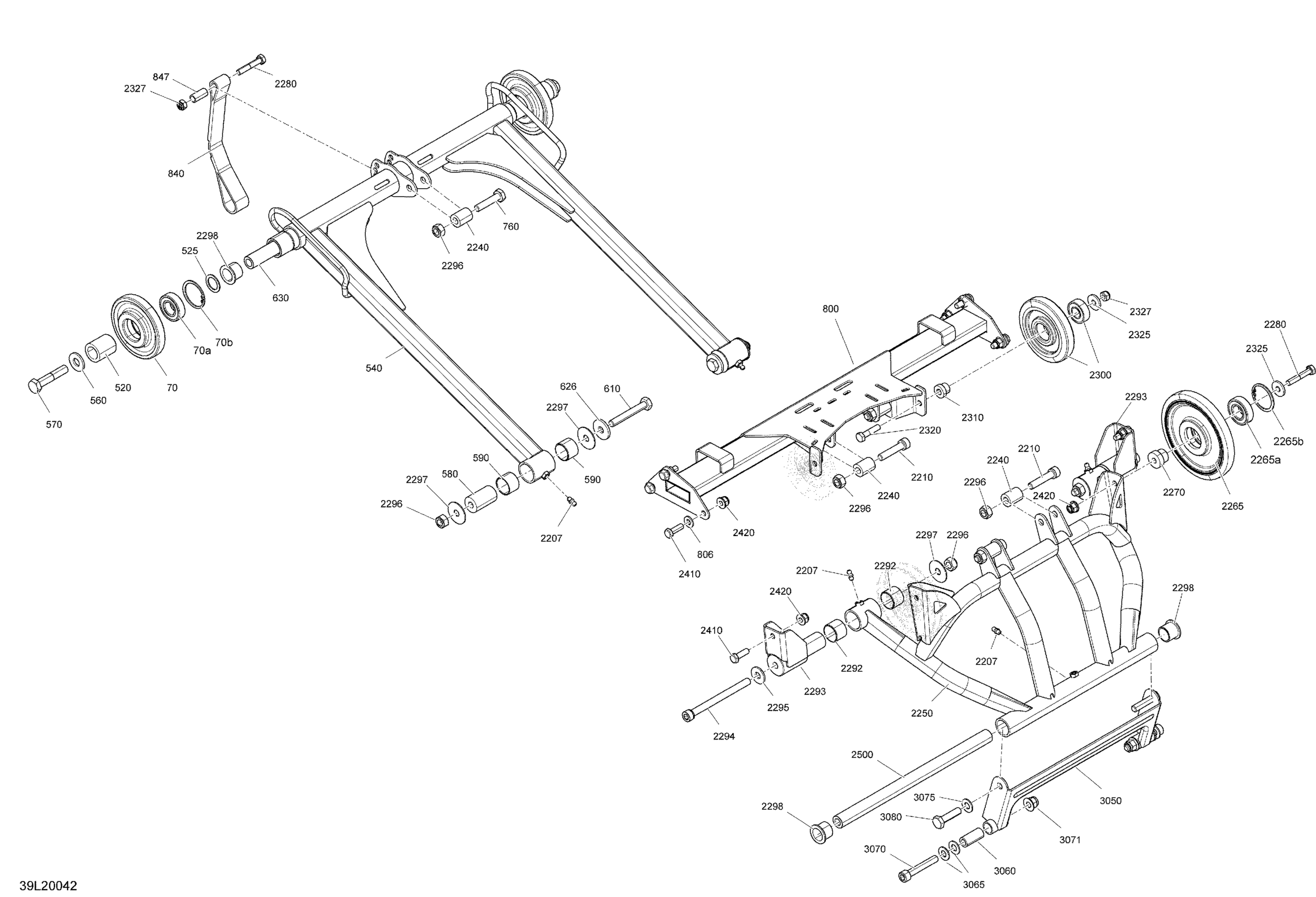 Suspension, Rear - System - Upper Section - Package Alpine