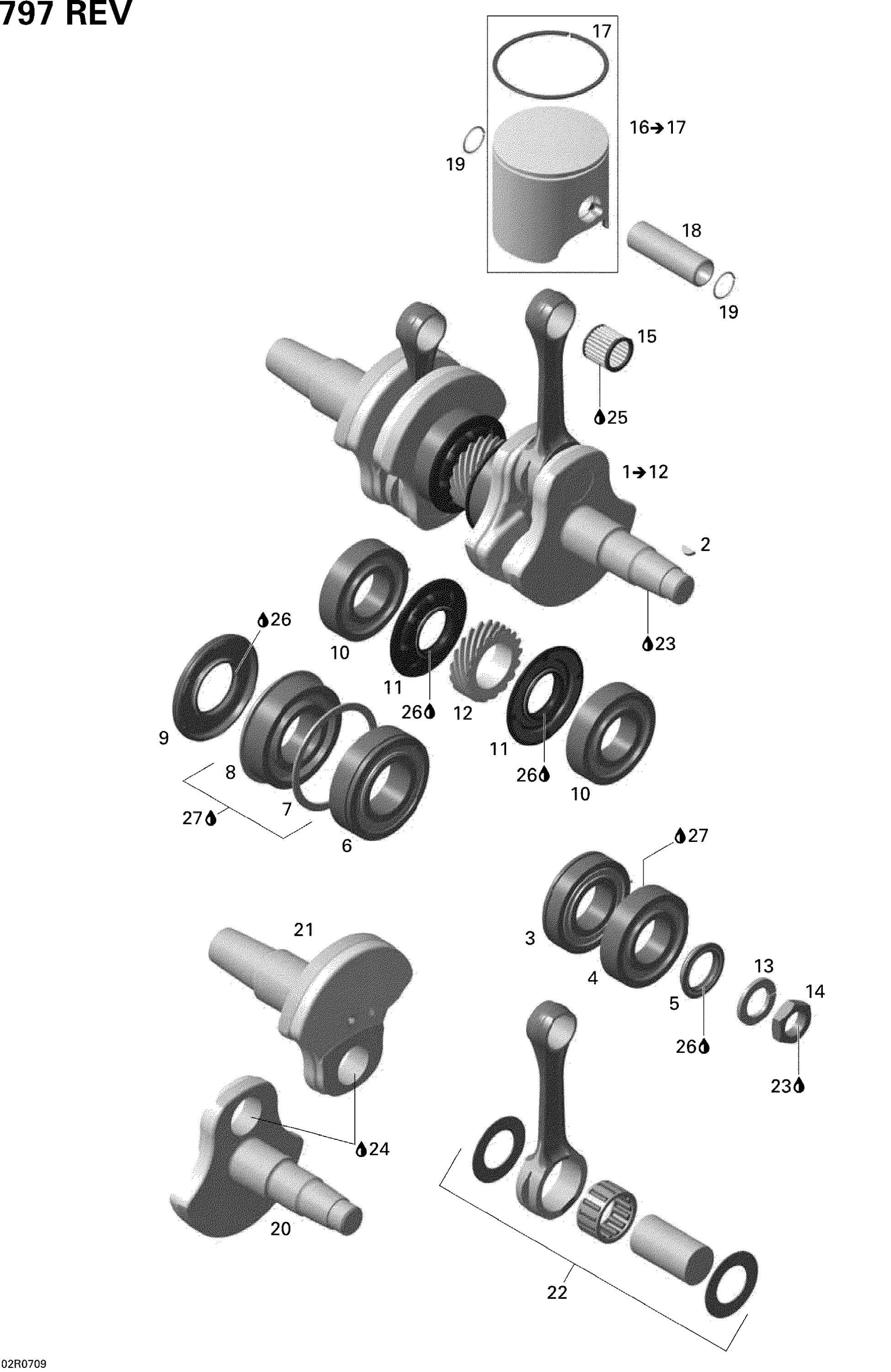 Crankshaft And Pistons