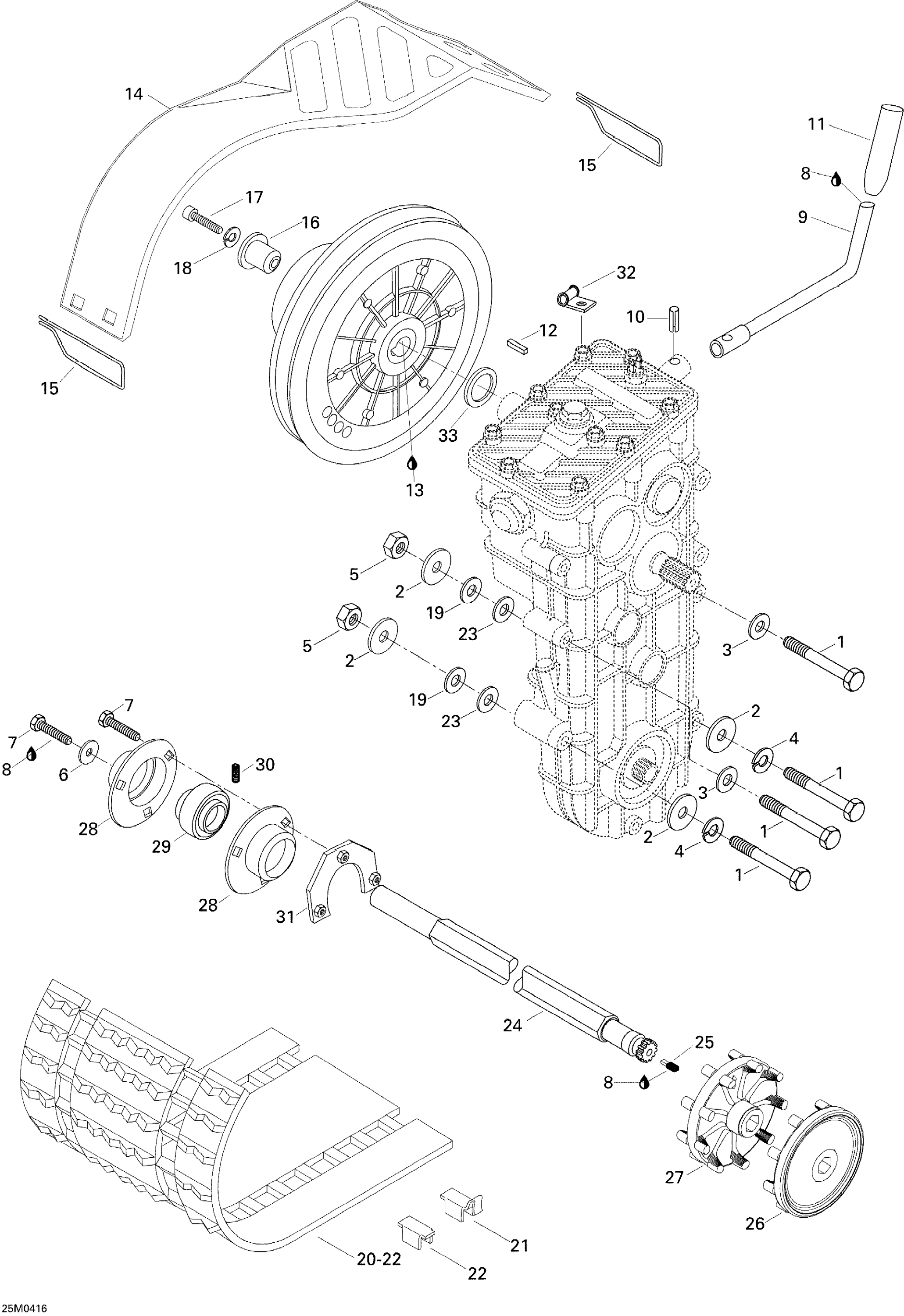 Схема узла: Drive System