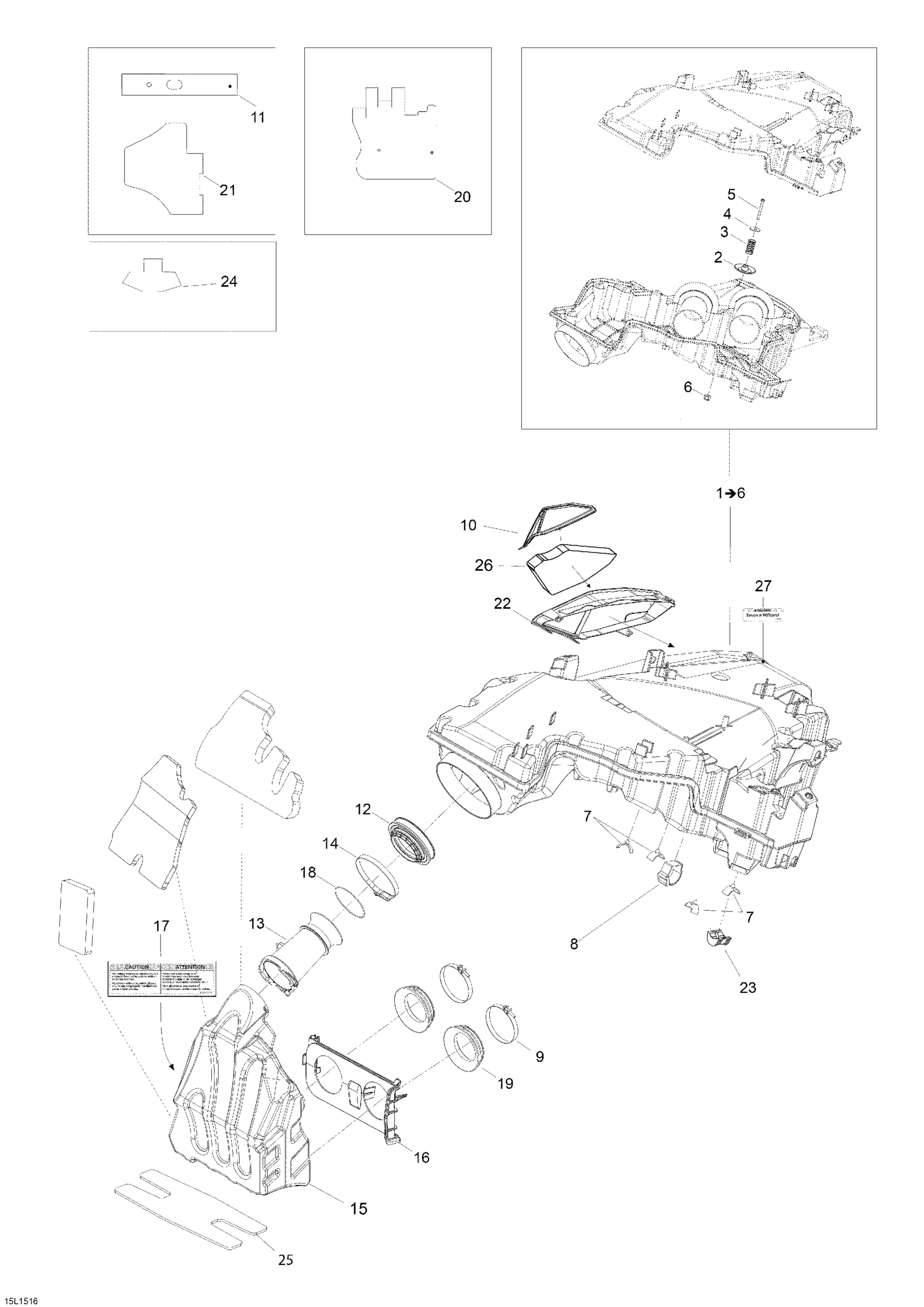 Схема узла: Air Intake System