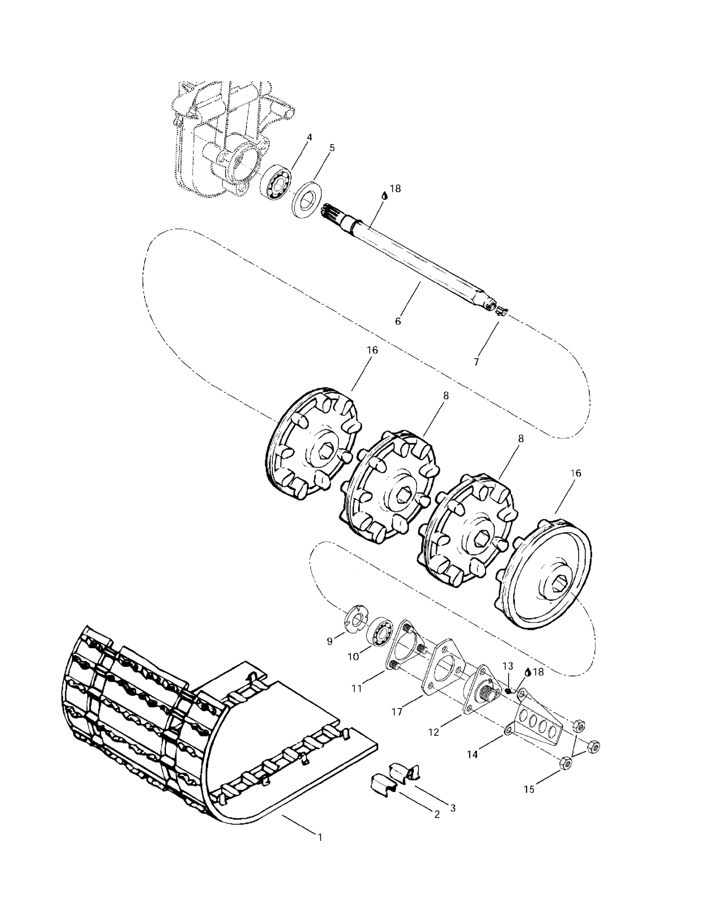 Drive Axle And Track