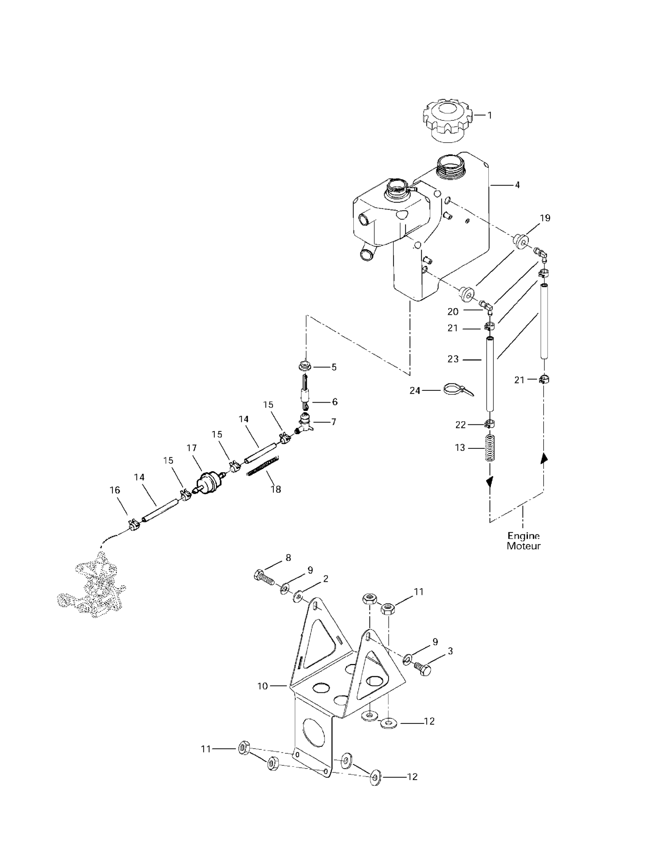 Oil Tank And Support