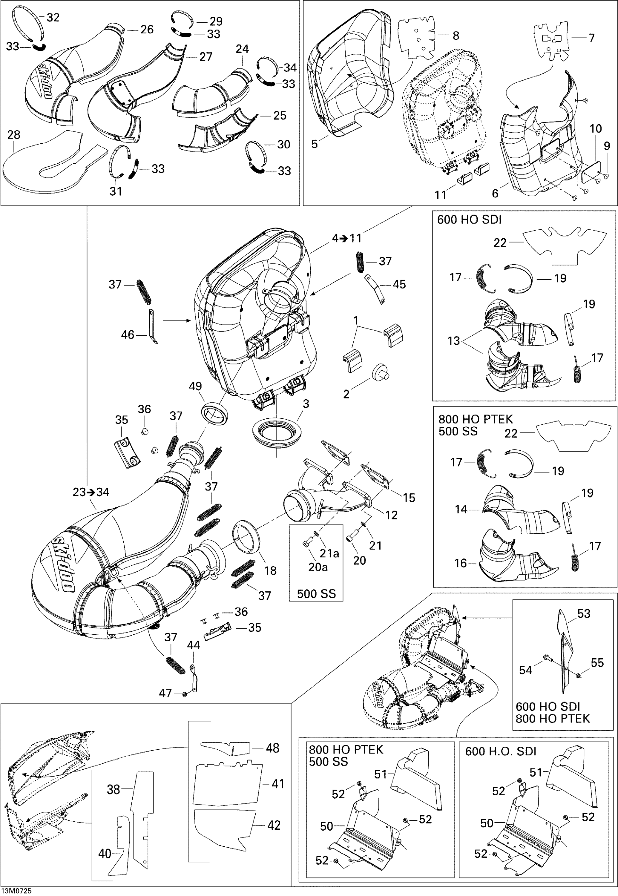 Exhaust System 500 SS