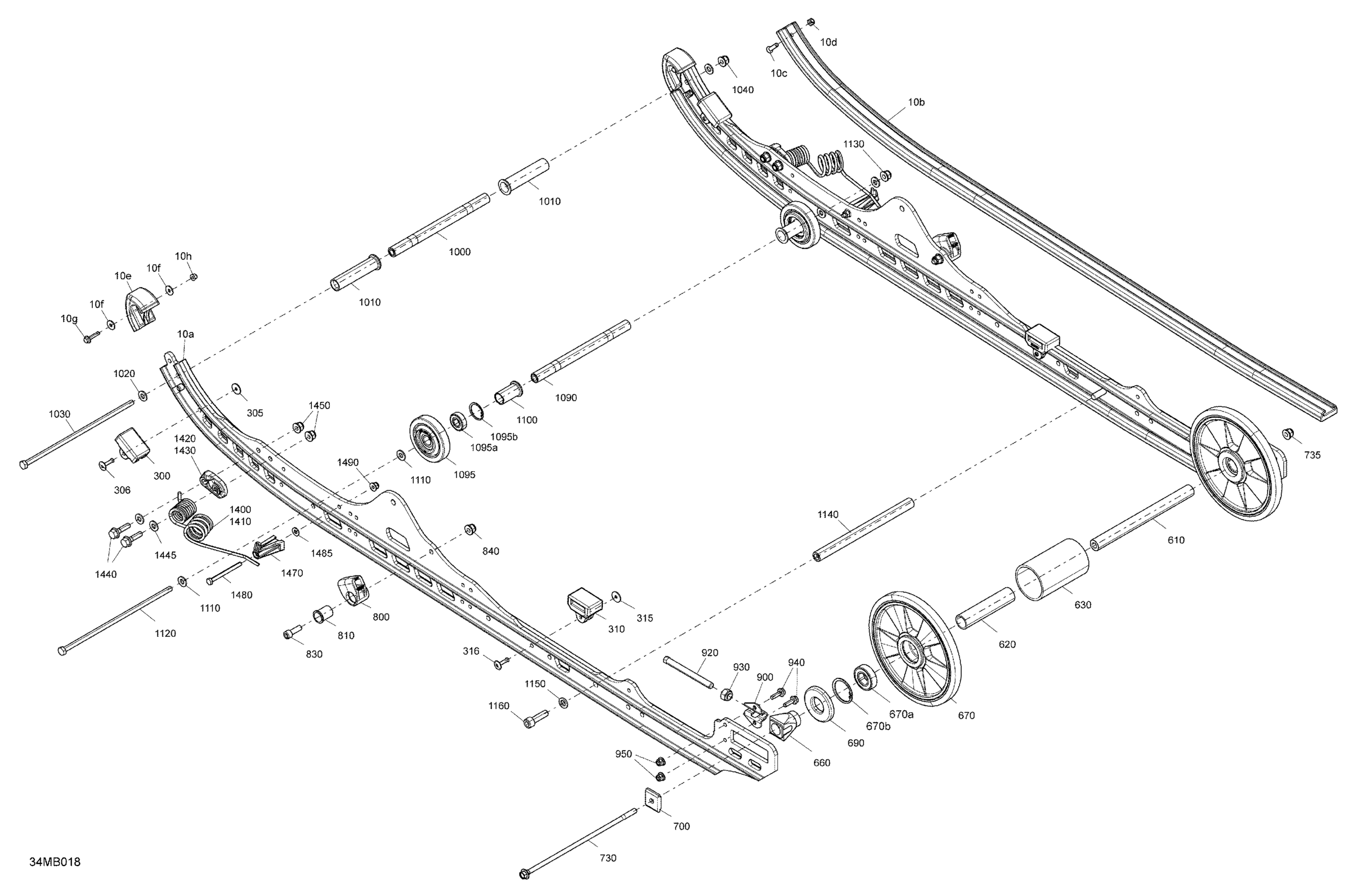 Suspension - Rear - Lower Section  - Model 146