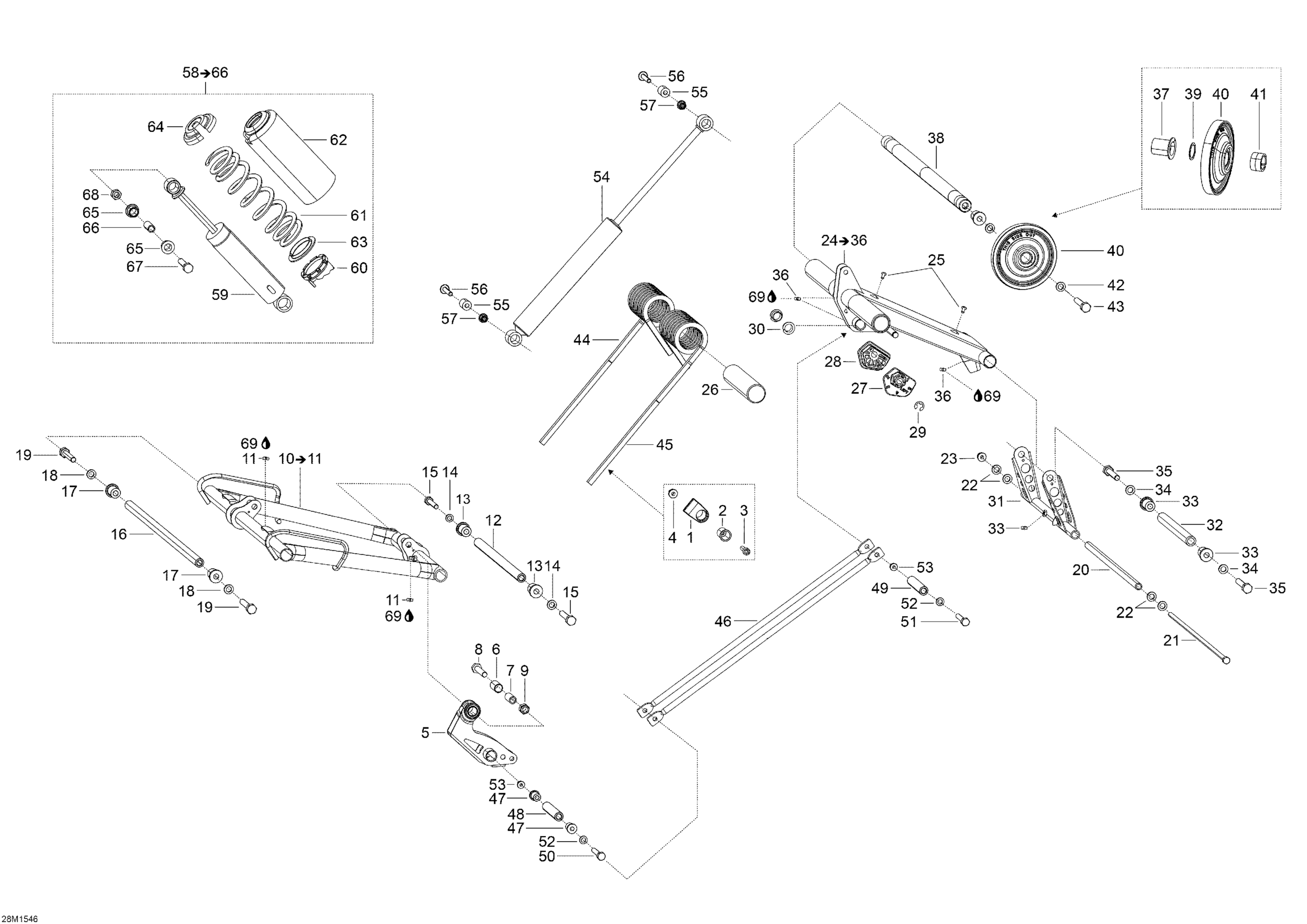 Rear Suspension B _28M1545