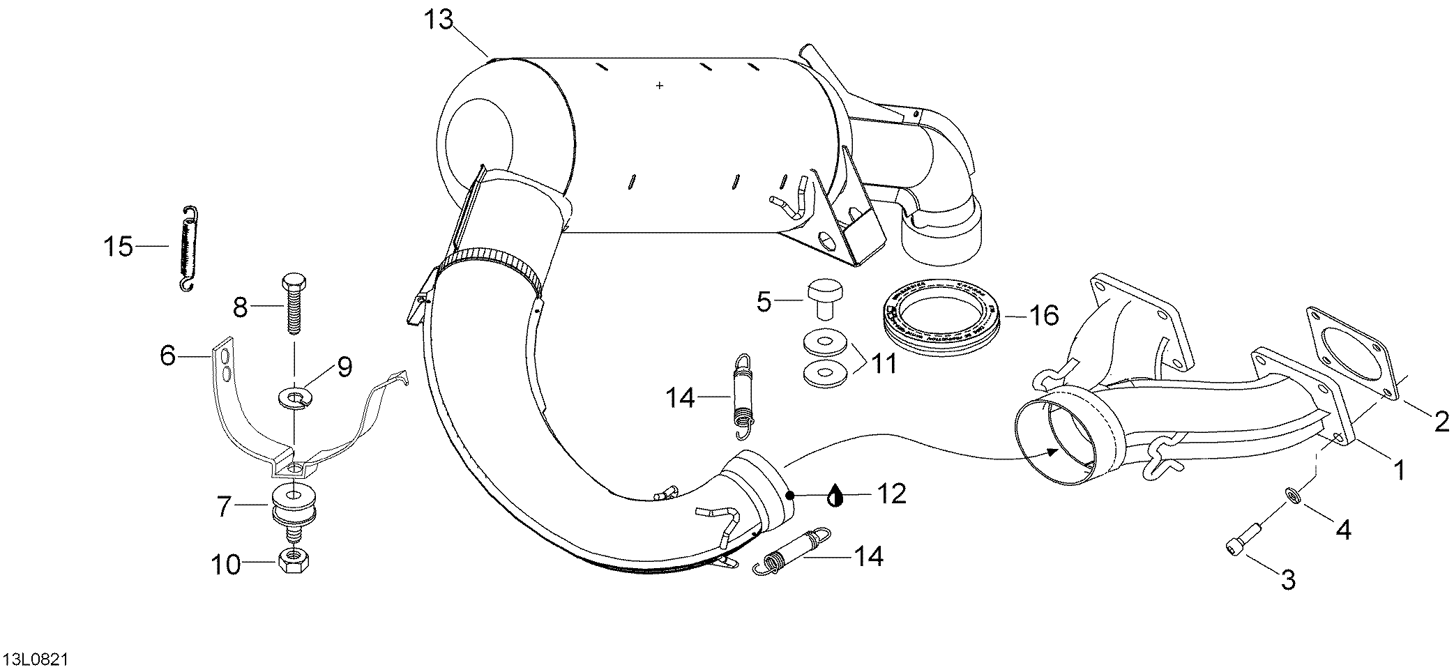 Схема узла: Exhaust System