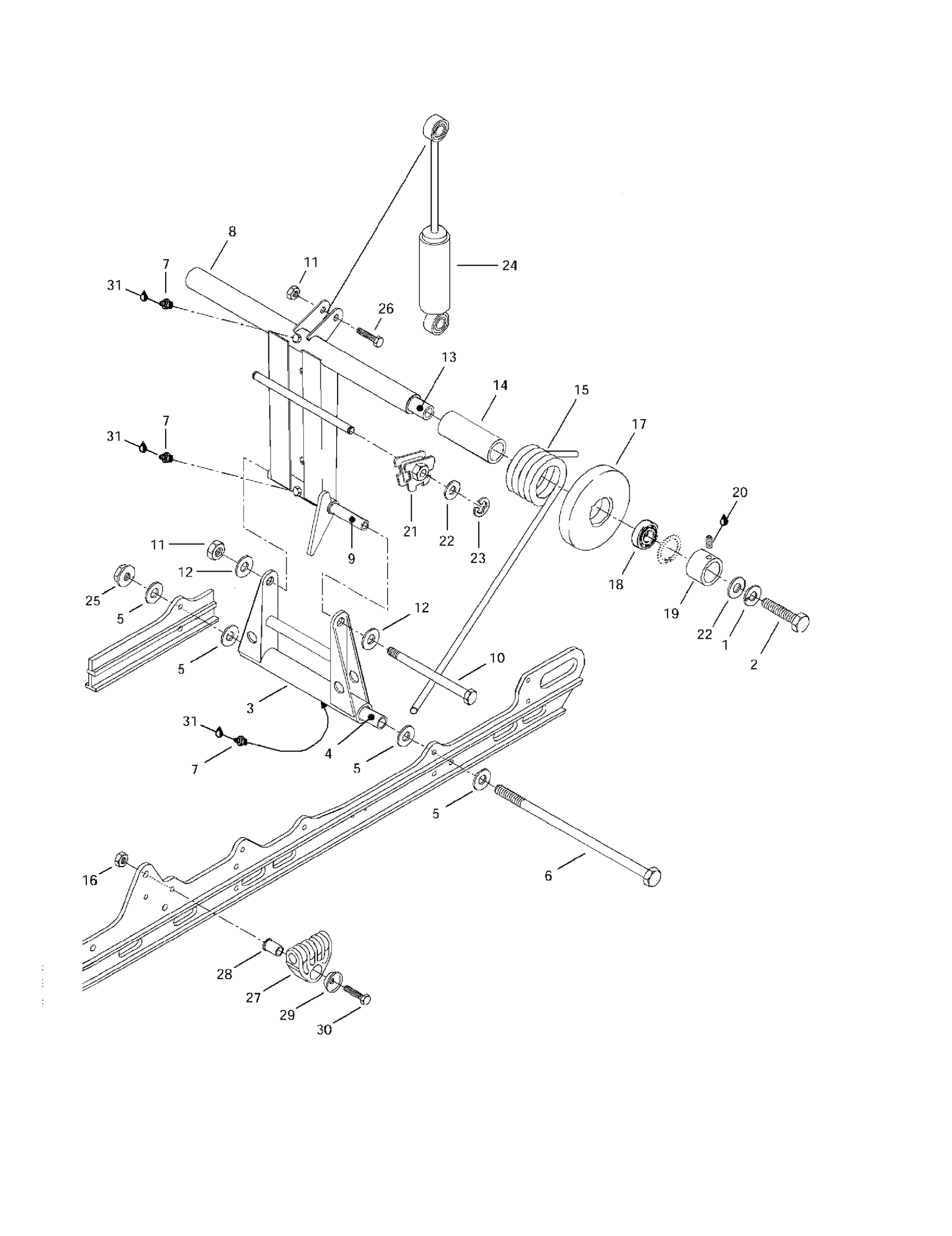 Rear Arm, Rear Suspension