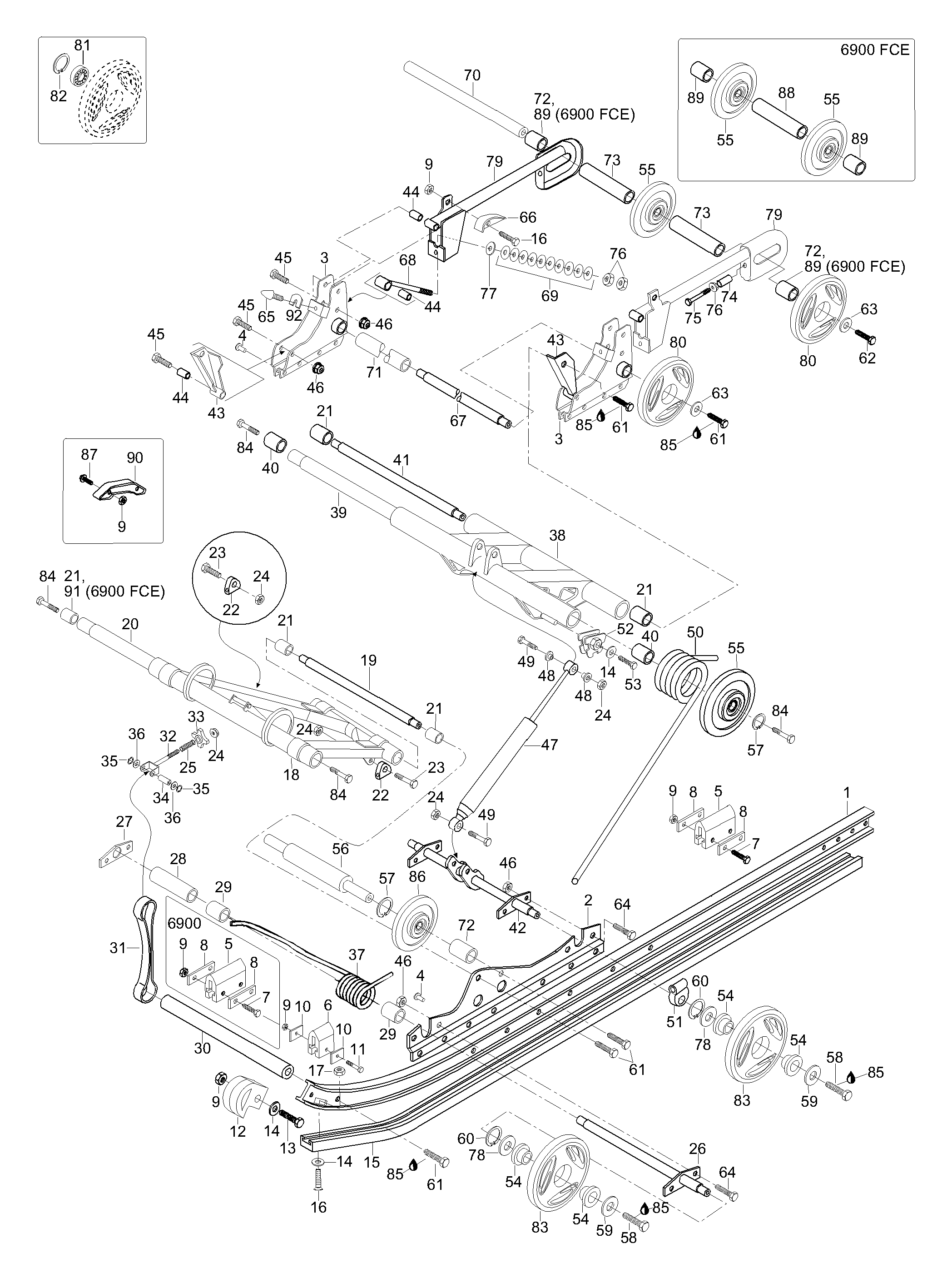 Схема узла: Rear Suspension