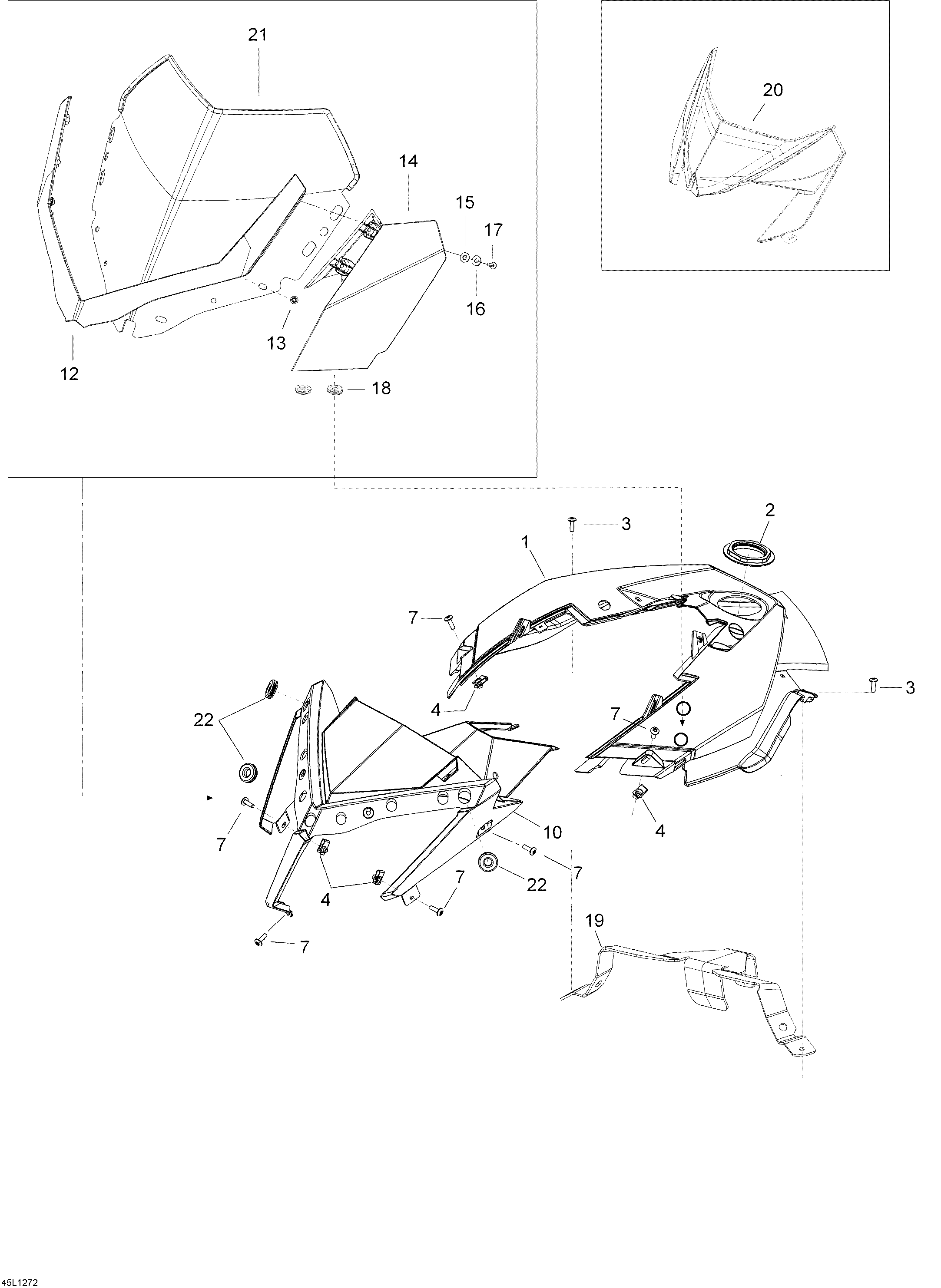 Windshield And Console