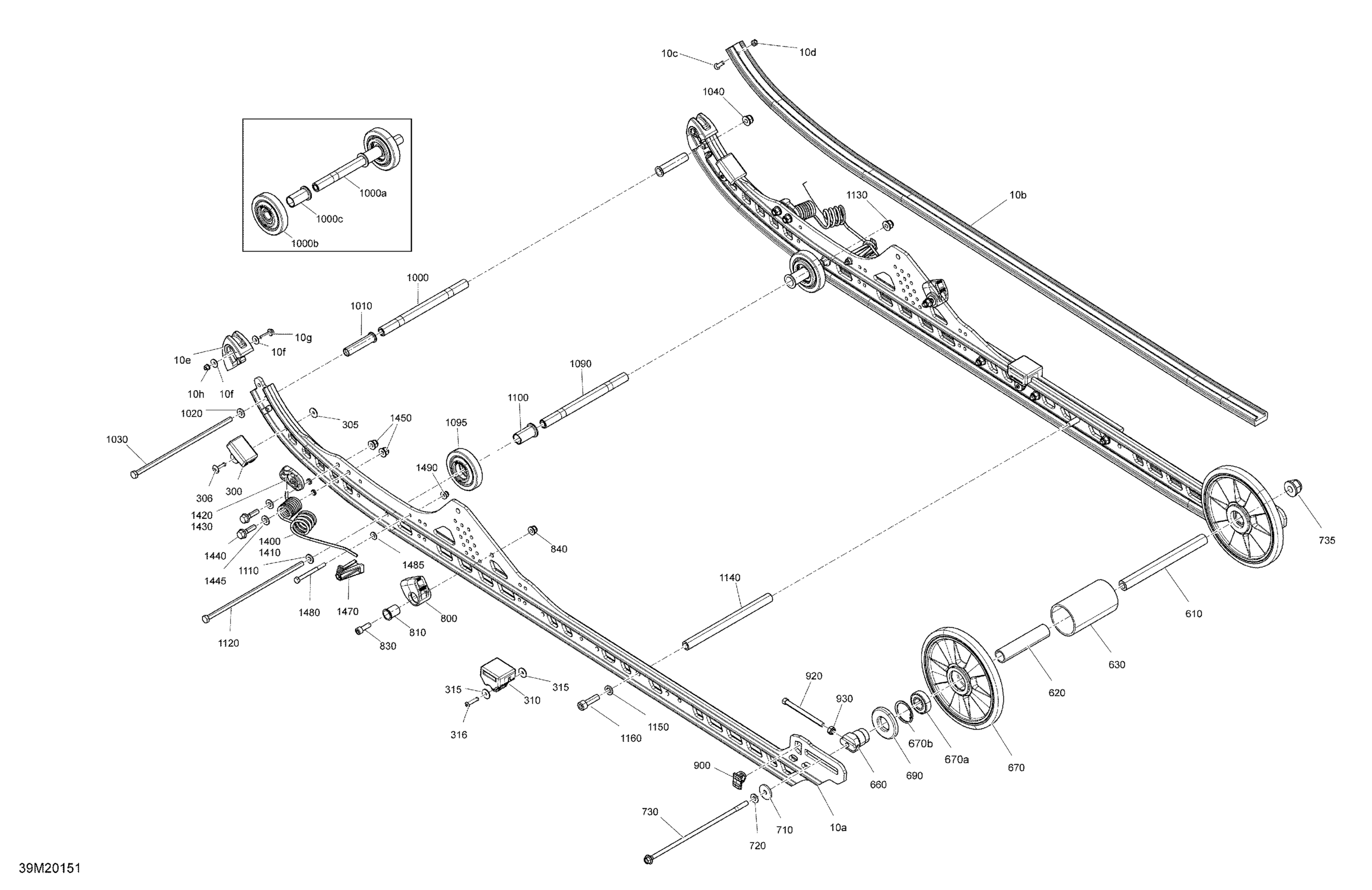 Схема узла: Suspension, Rear - Lower Section  - Except Model 146