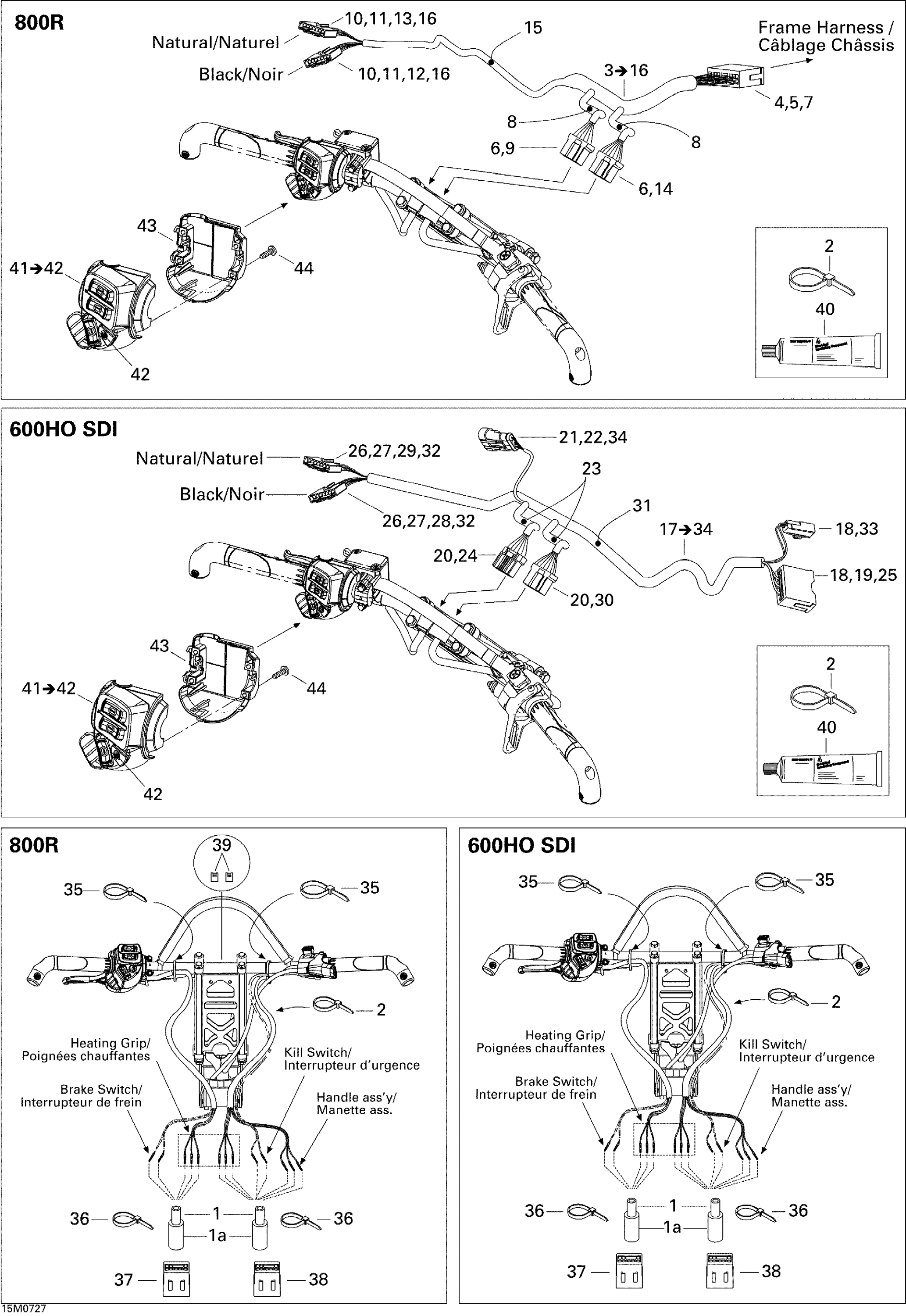 Steering Wiring Harness 800R