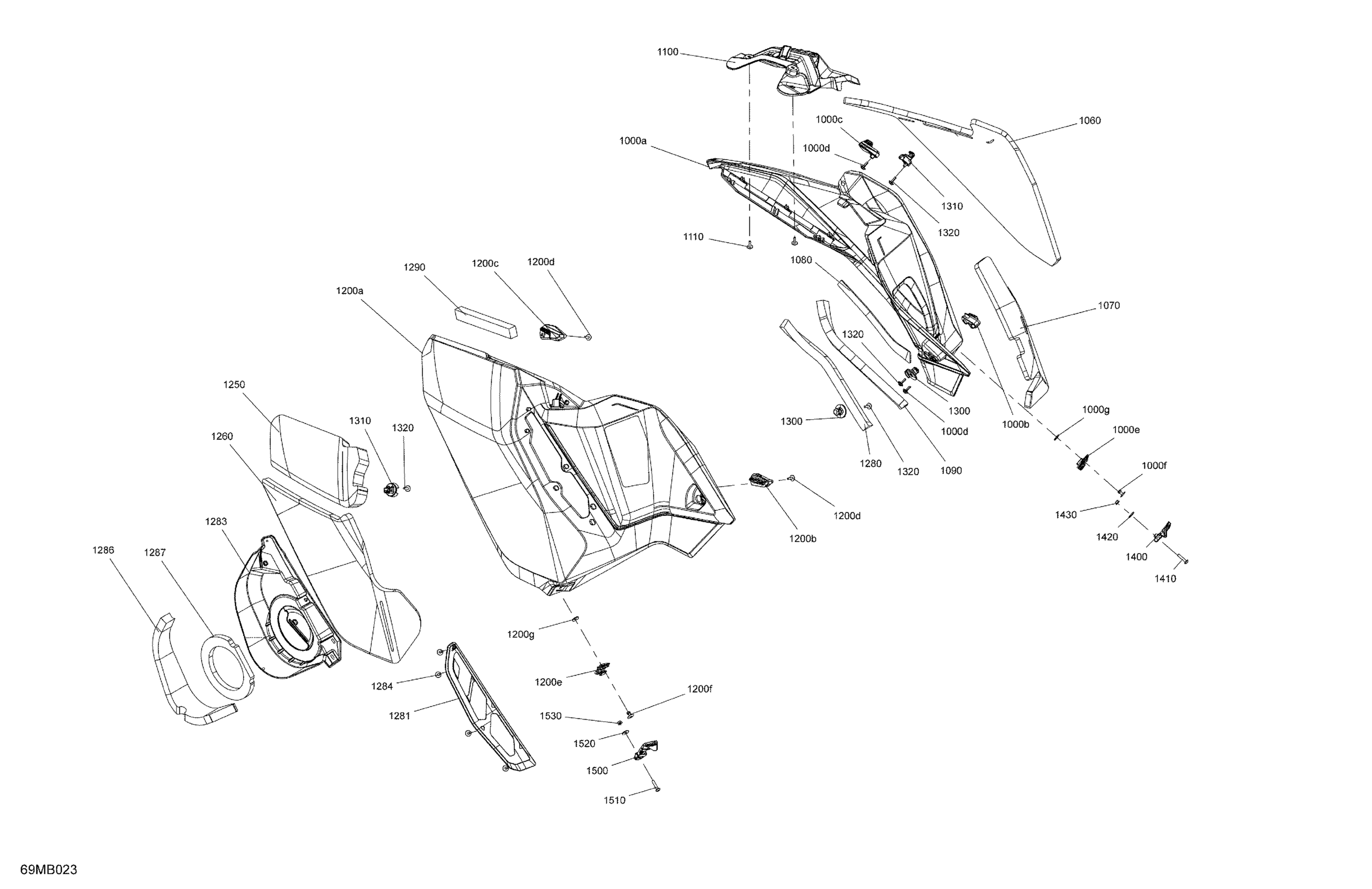 Схема узла: Body - Side Panels