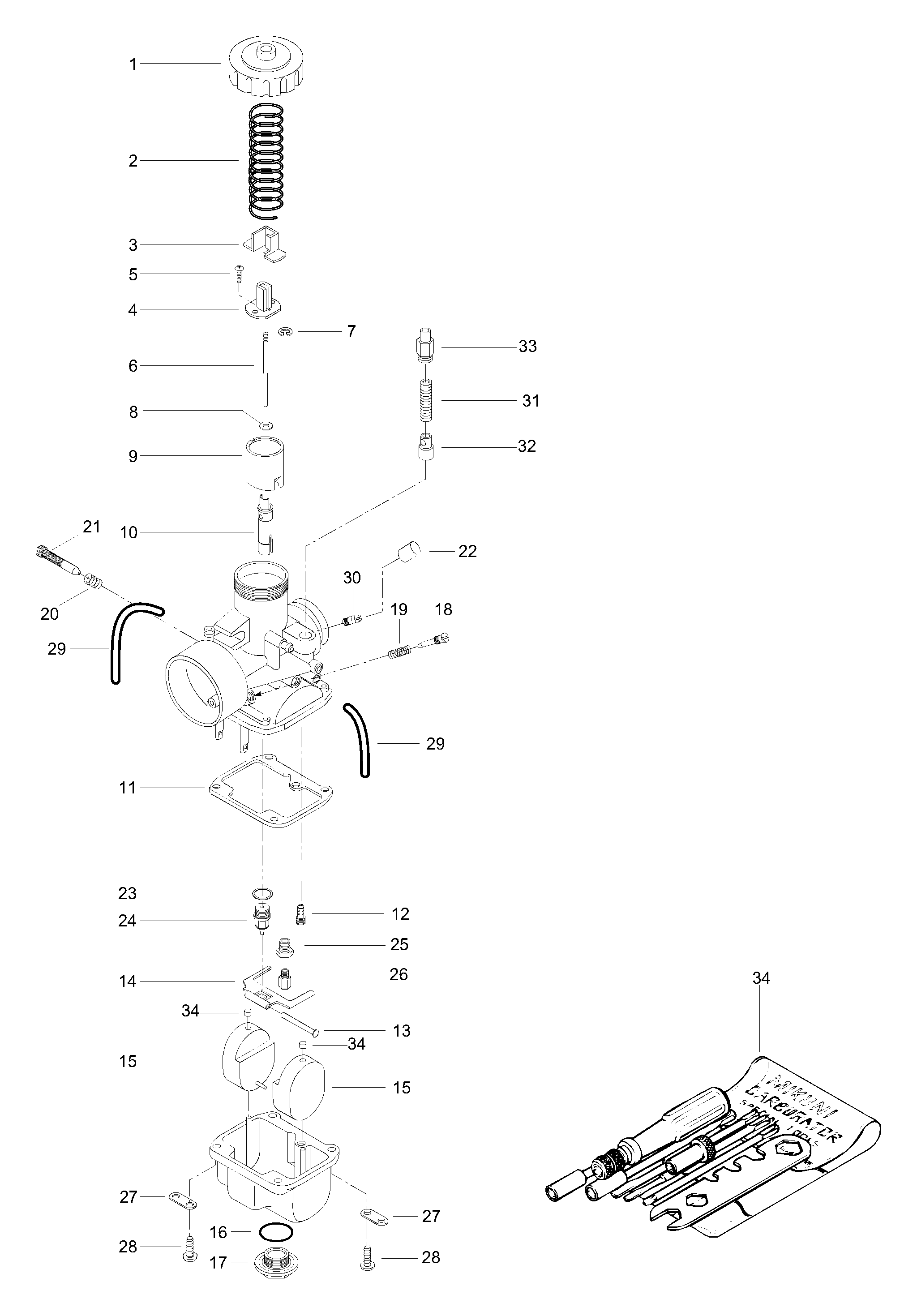 Схема узла: Carburetor