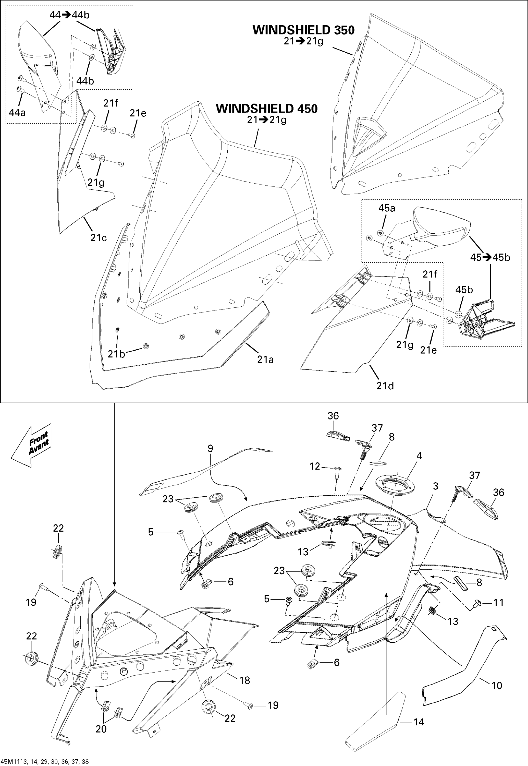 Windshield And Console