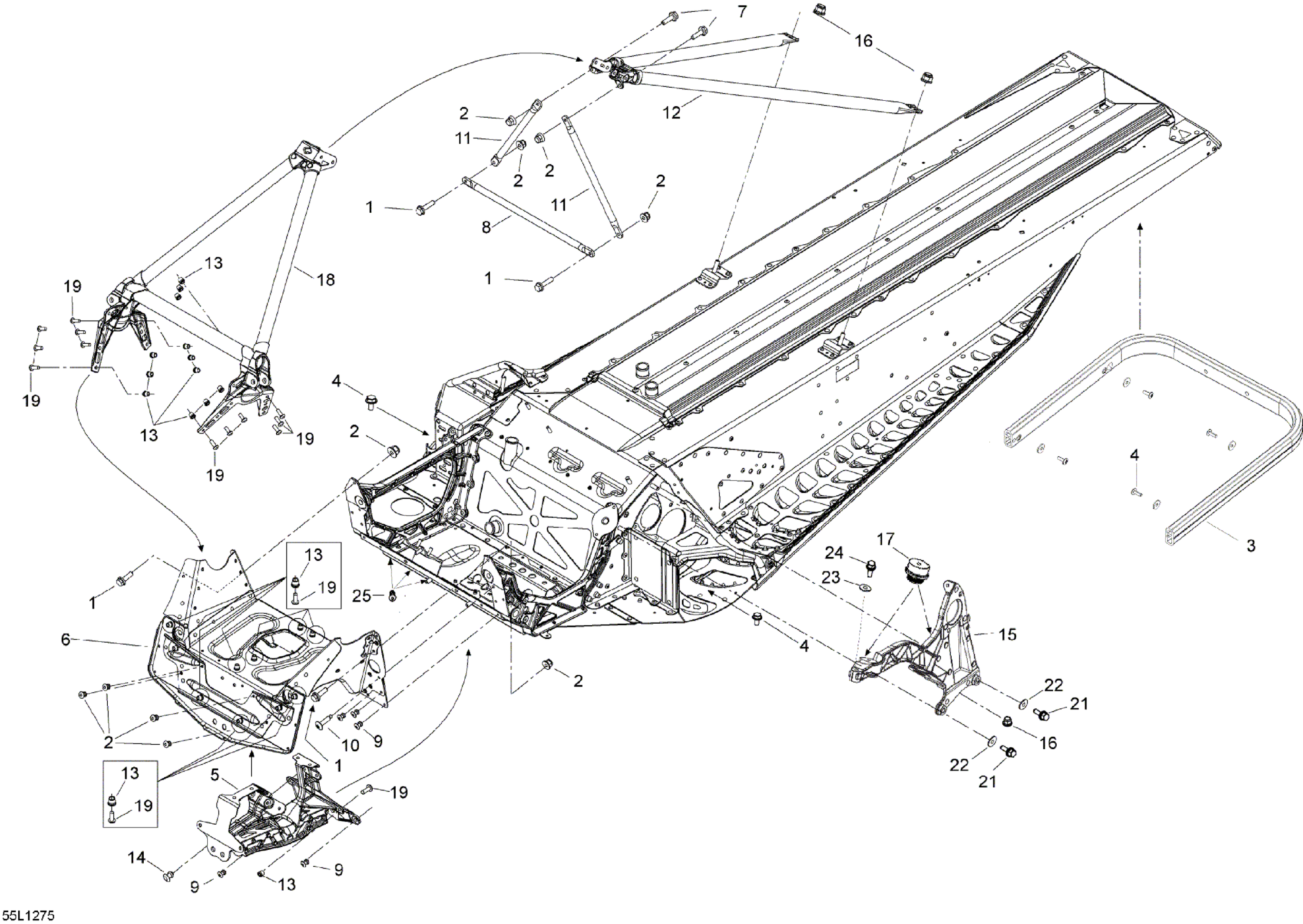 Схема узла: Frame And Components